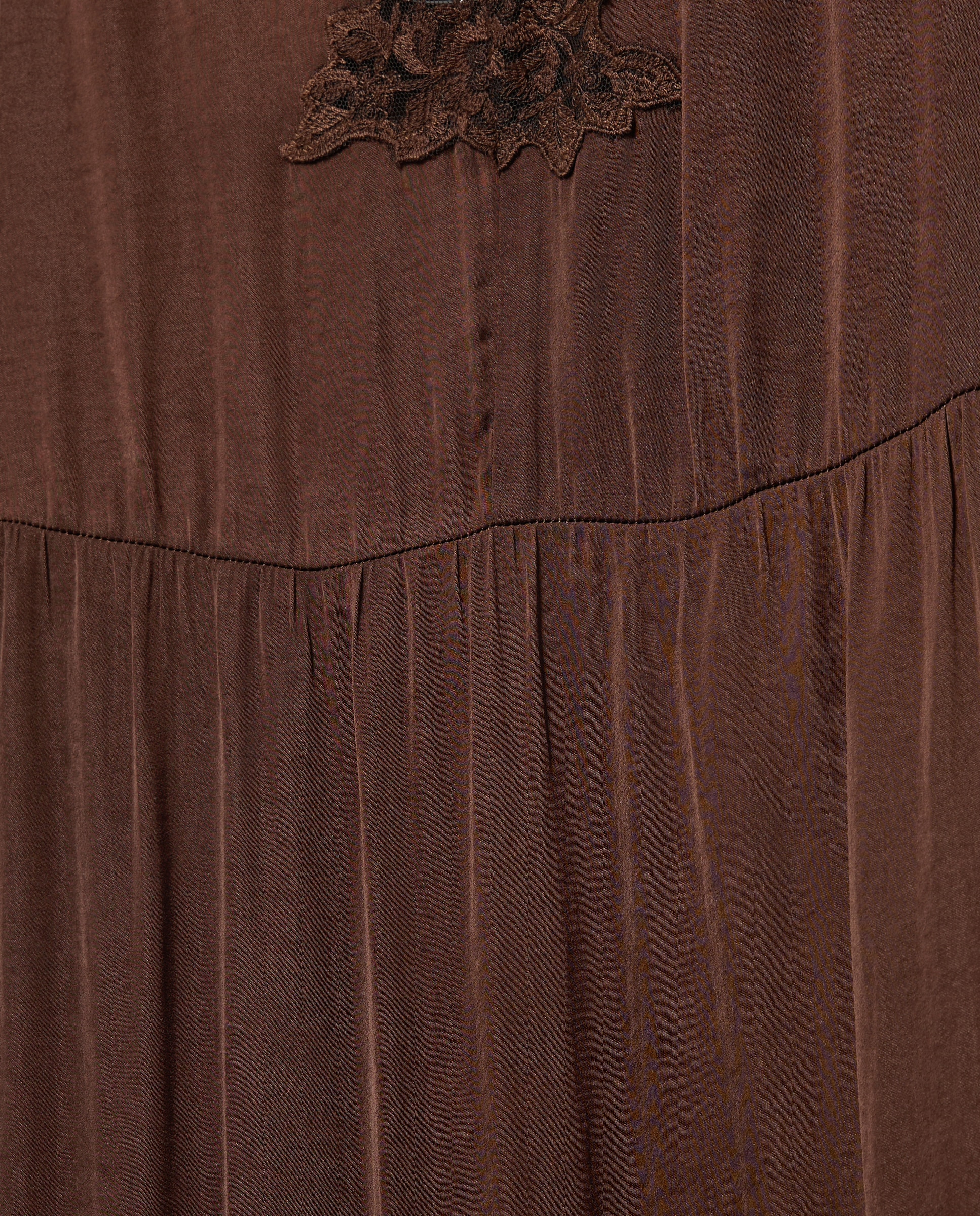 Vestido de mulher Castanho-2
