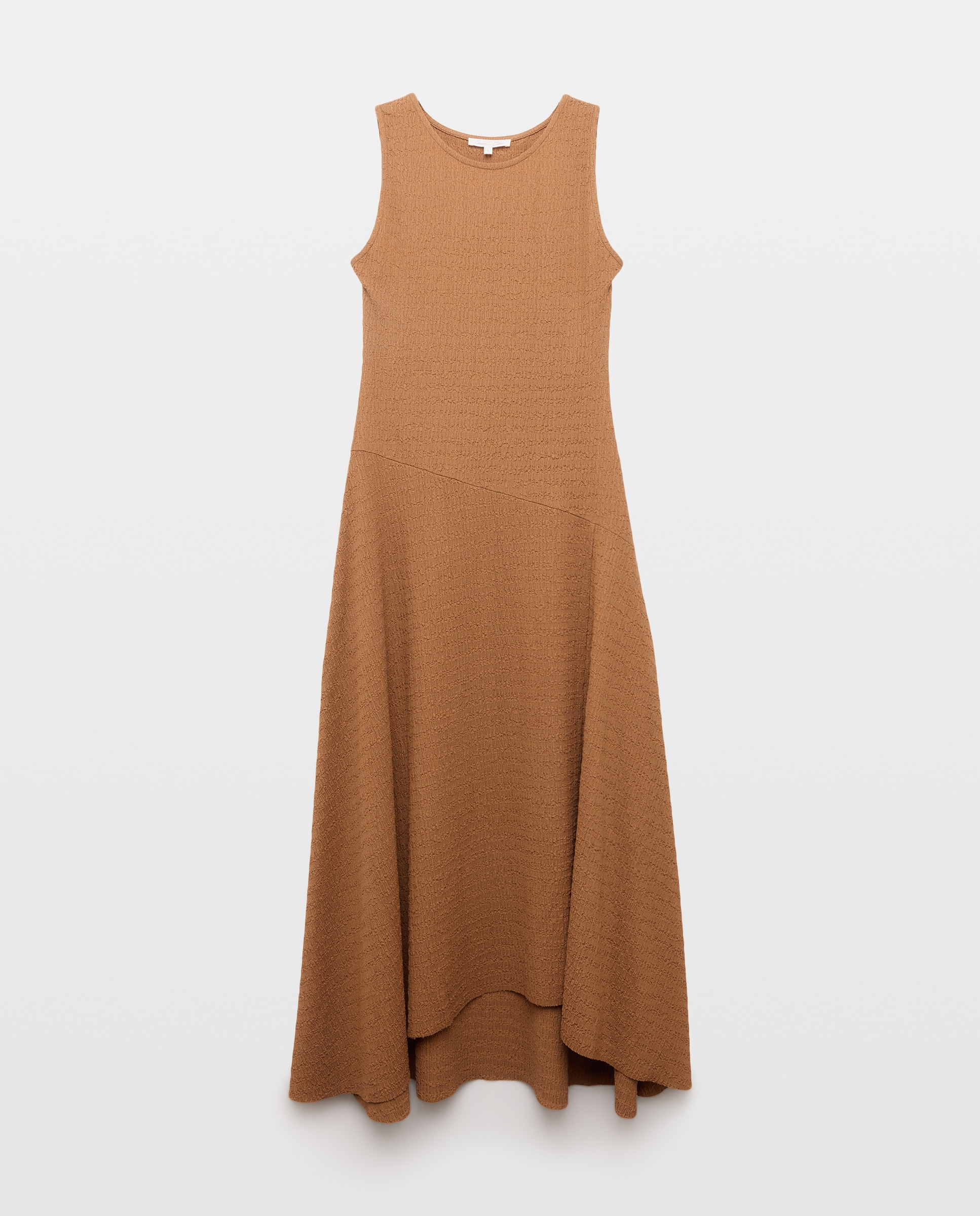 Vestido de Malha Gofrado 770 Terracota-5