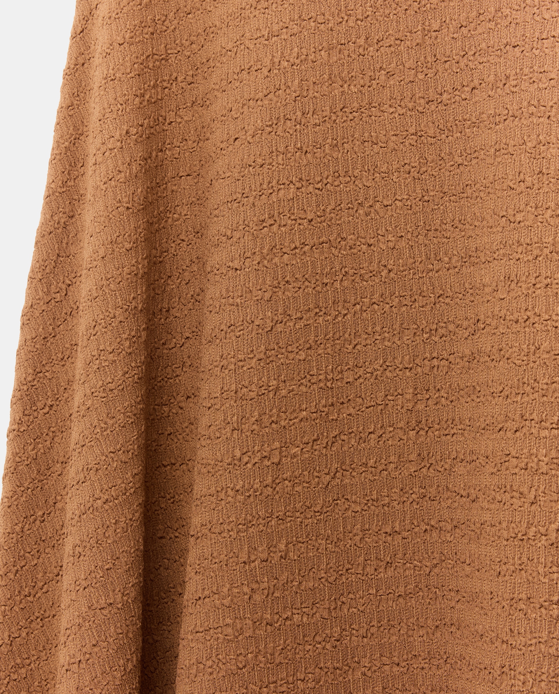 Vestido de Malha Gofrado 770 Terracota-6