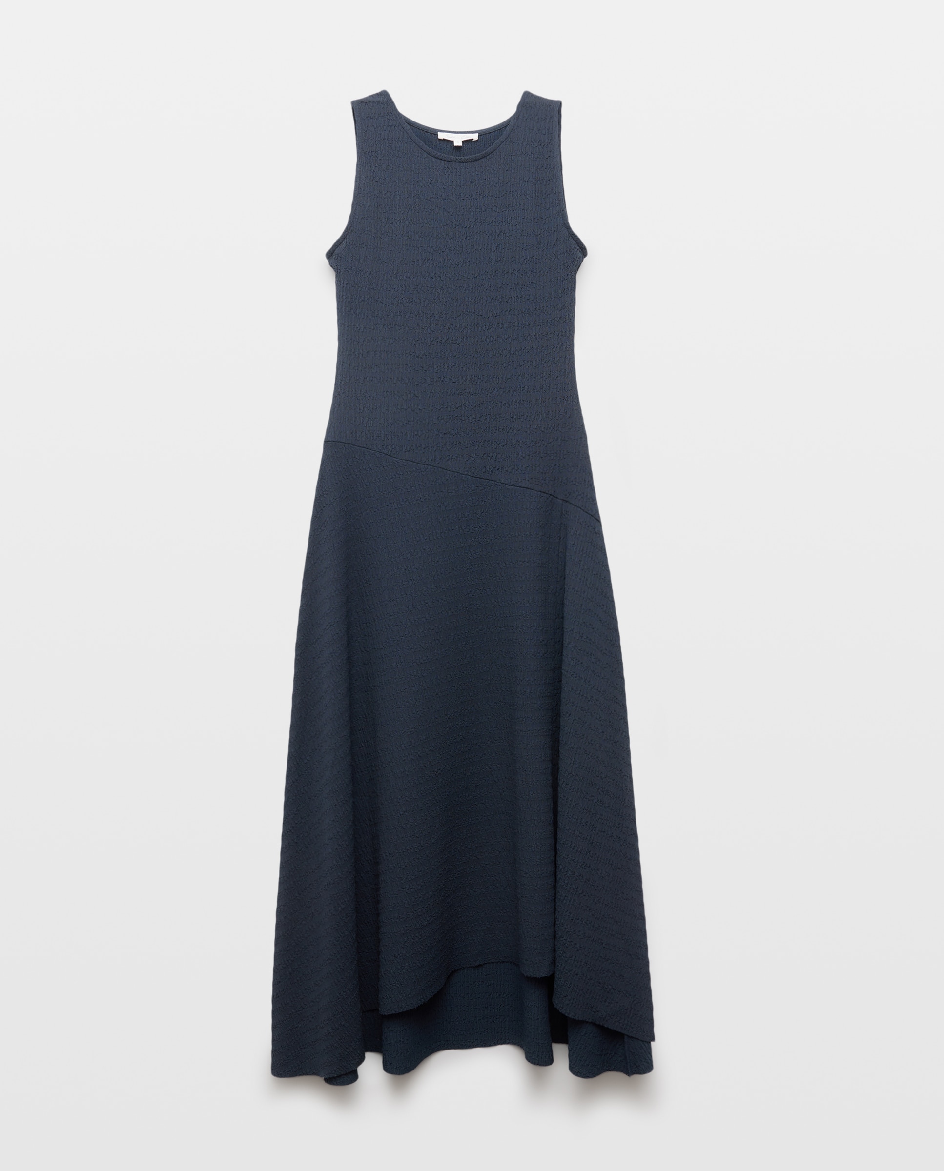 Vestido de punto gofrado - Southern Cotton - Azul marino Azul marino-5