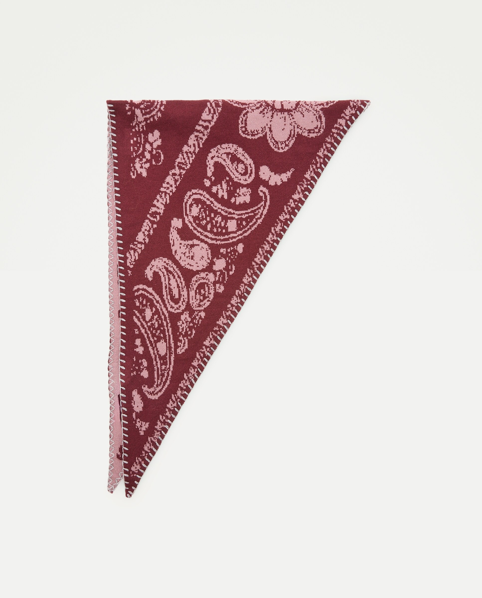 Bandana de mujer de punto estampada - Southern Cotton - Rojo Rojo-2