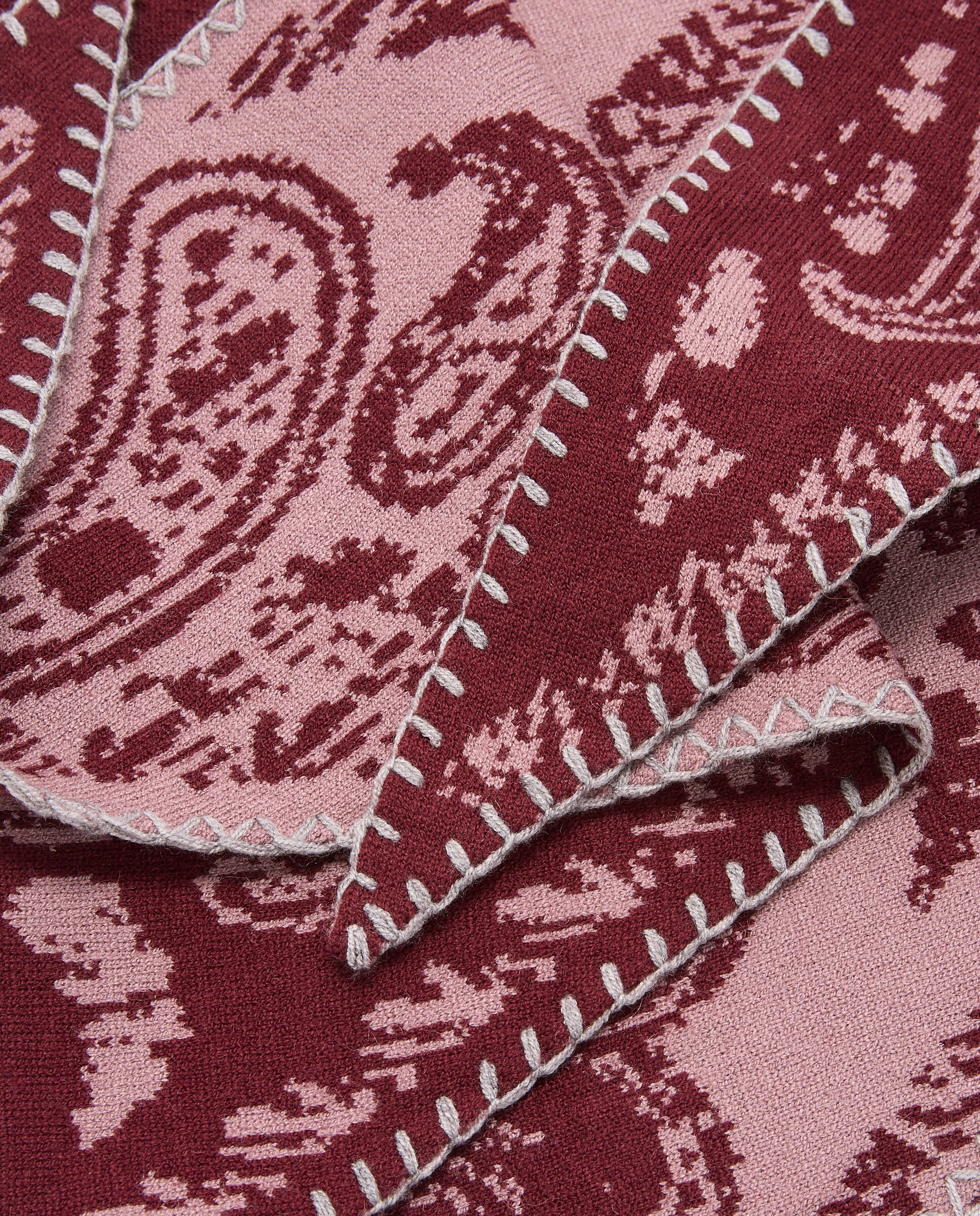 Bandana de mujer de punto estampada - Southern Cotton - Rojo Rojo-3