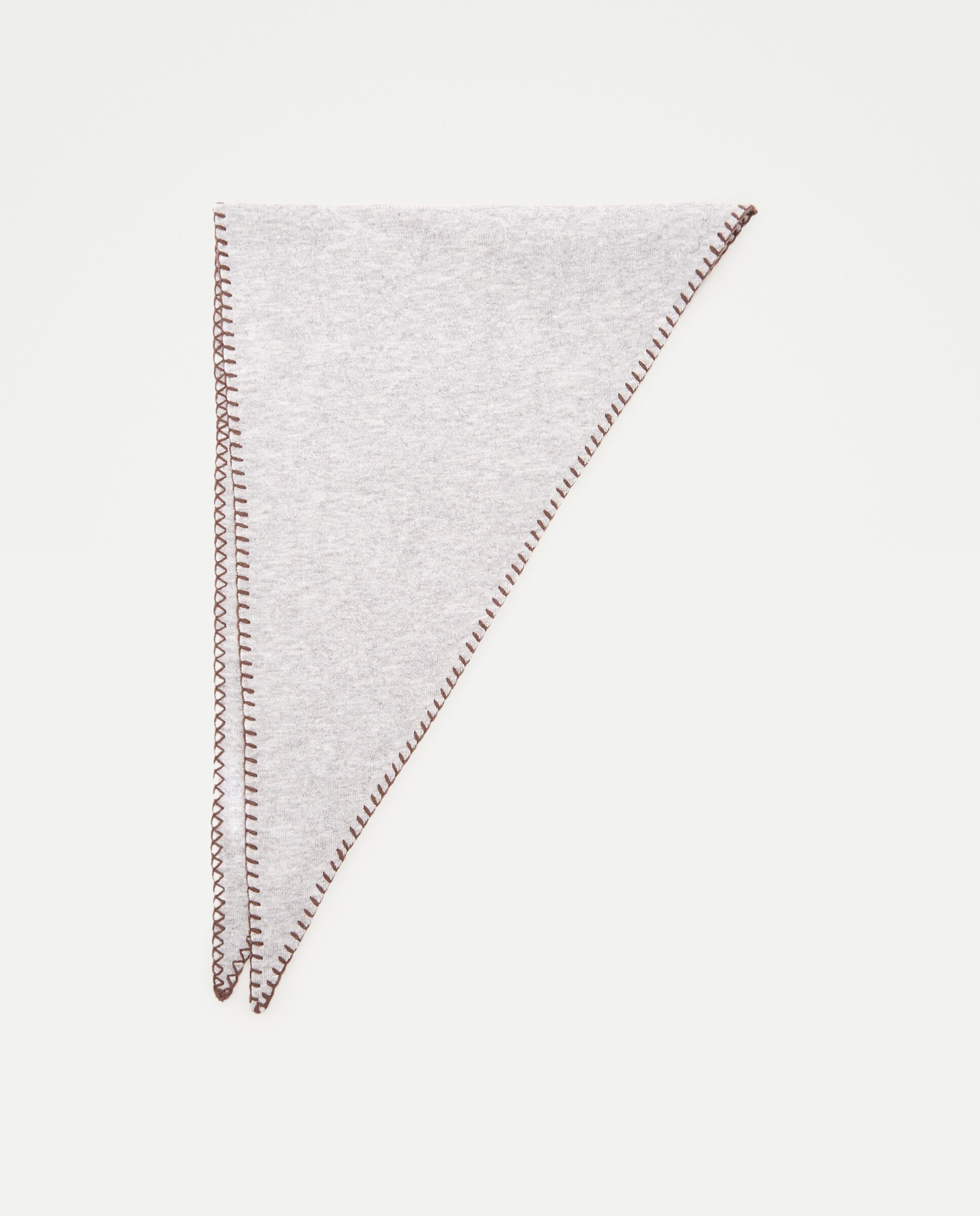 Bandana de Malha Estampada Vison Claro-2