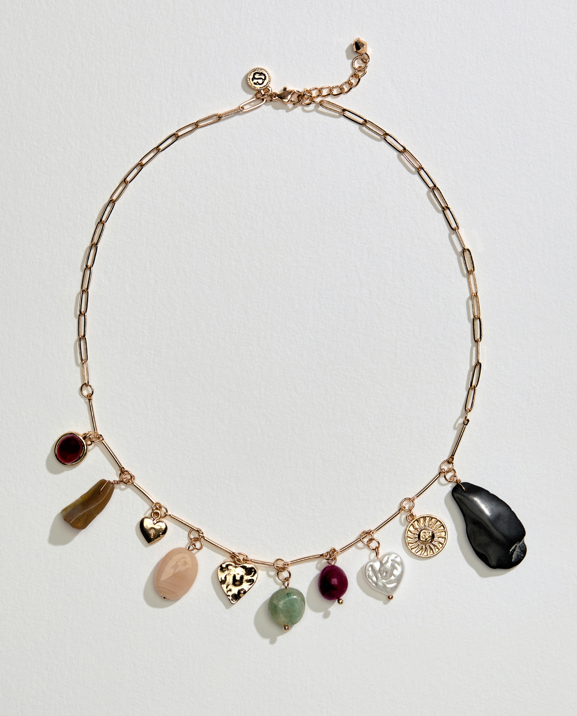 Colar de Pedras 390 Ouro-2