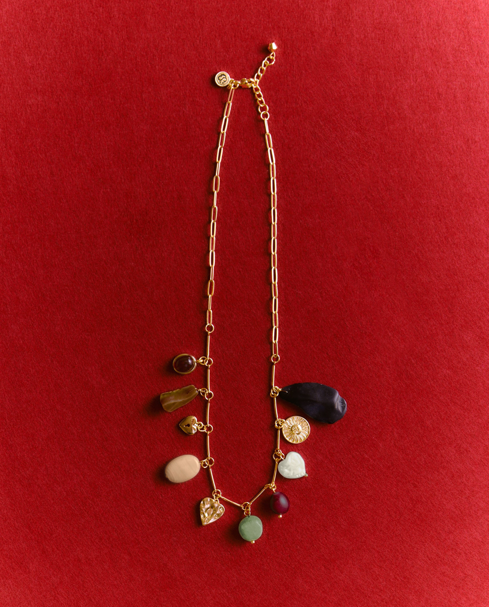 Colar de Pedras 390 Ouro-3
