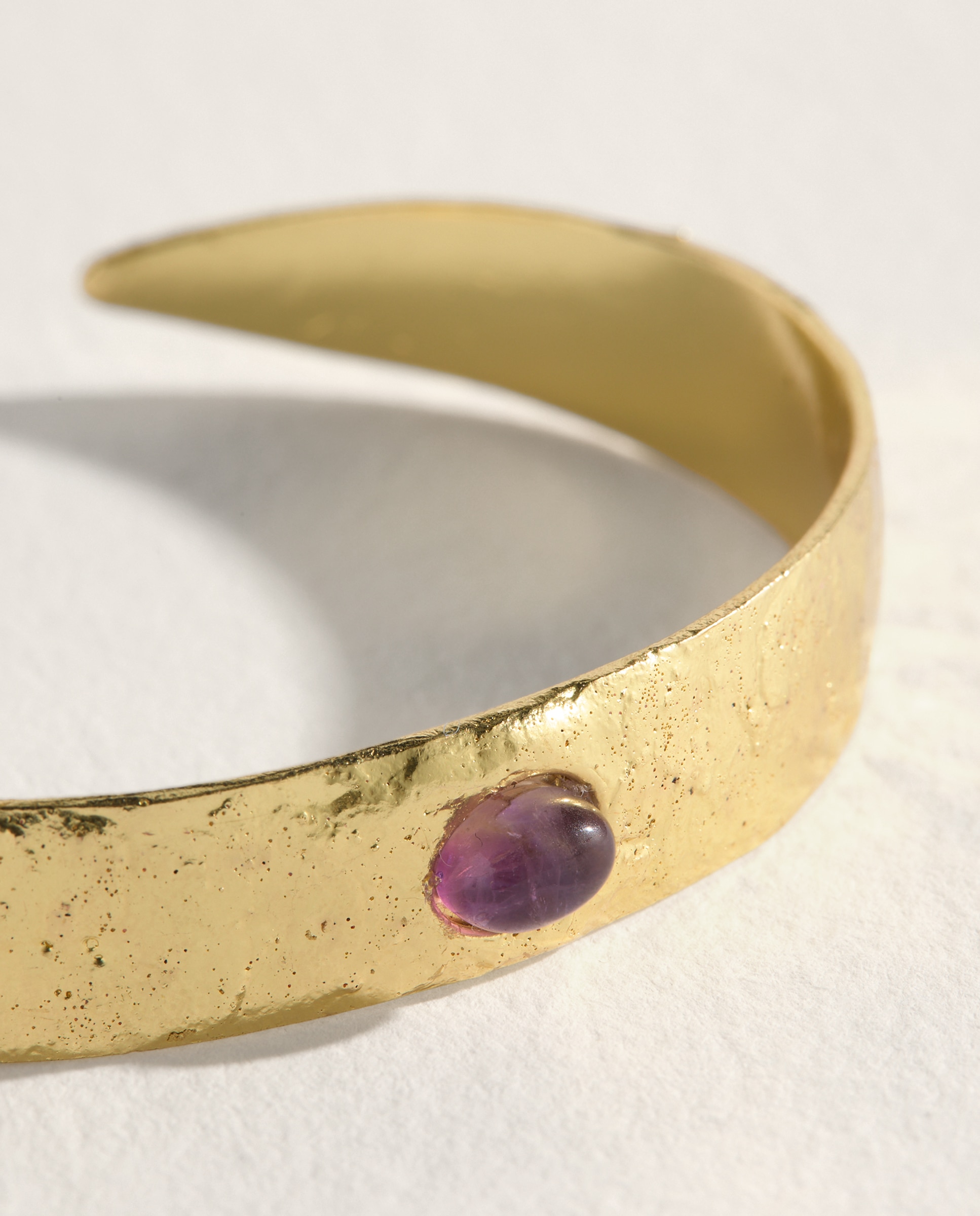 Pulseira Tipo Bracelete com Pedra Azul 390 Ouro-2