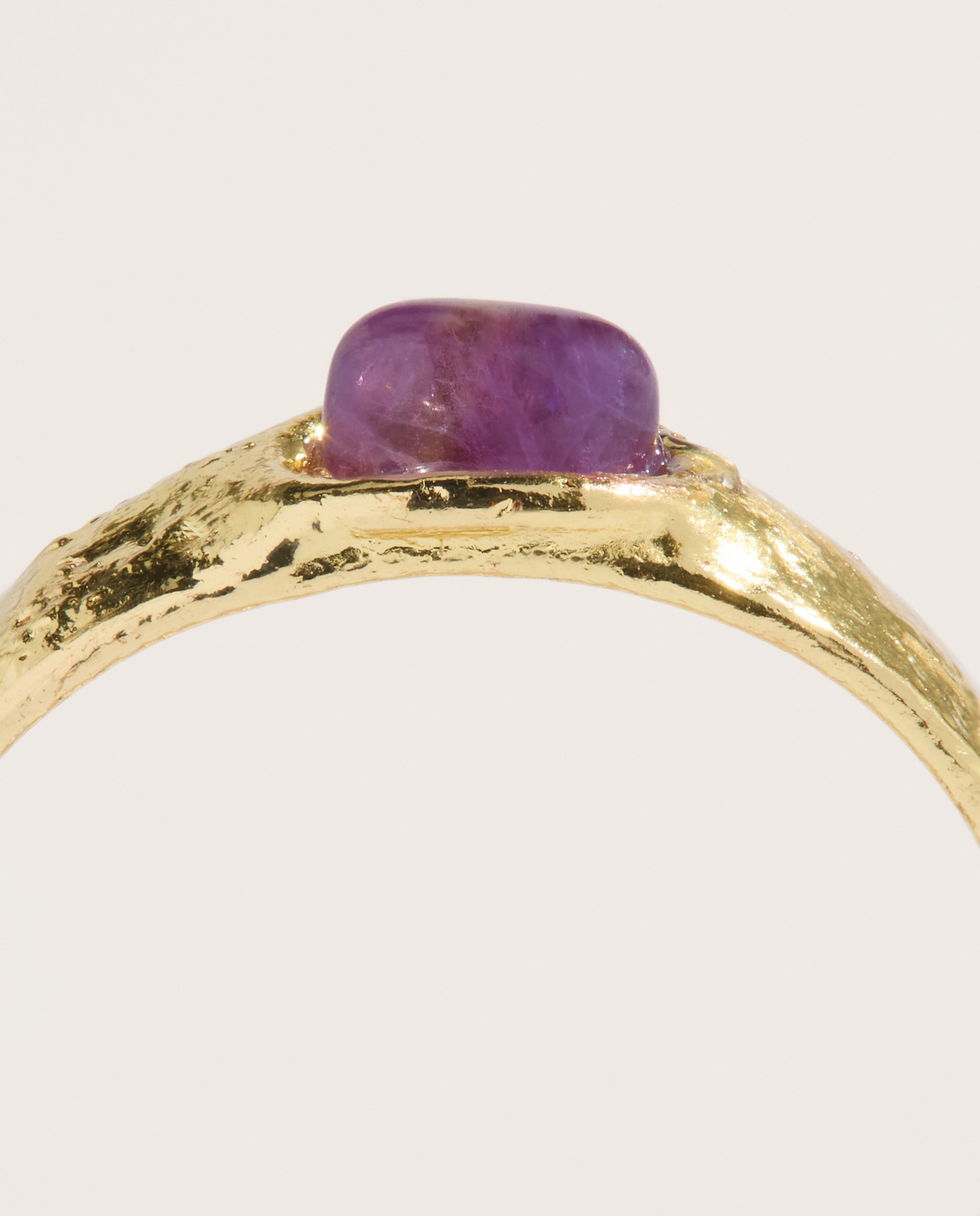 Anel com Pedra Azul 390 Ouro-4