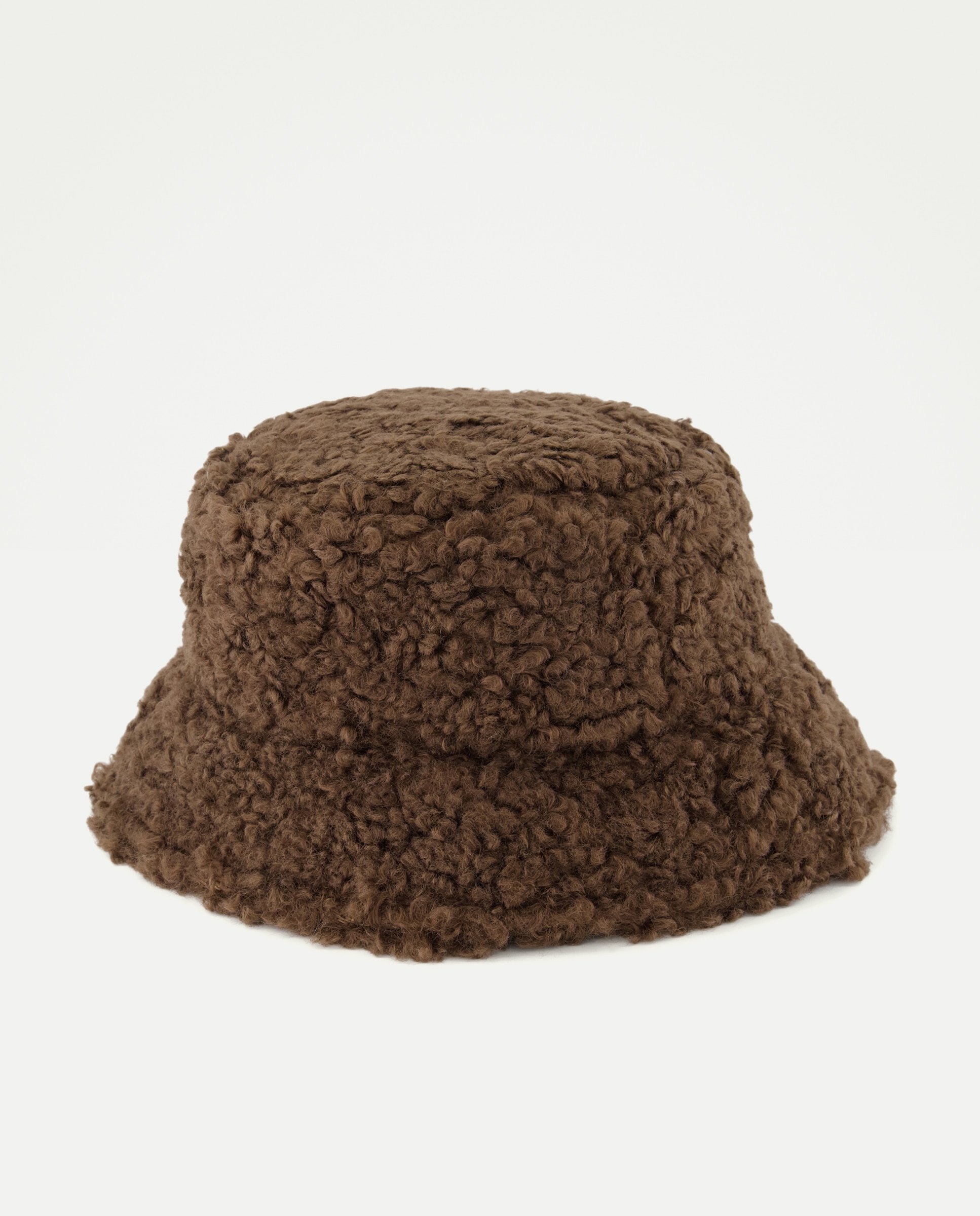 Imagen 0 de Gorro de mujer de borrego Visón oscuro