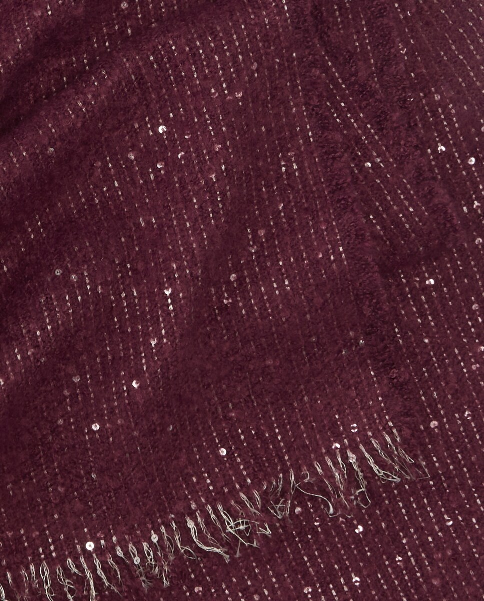 Cachecol Liso 610 Carmim-3