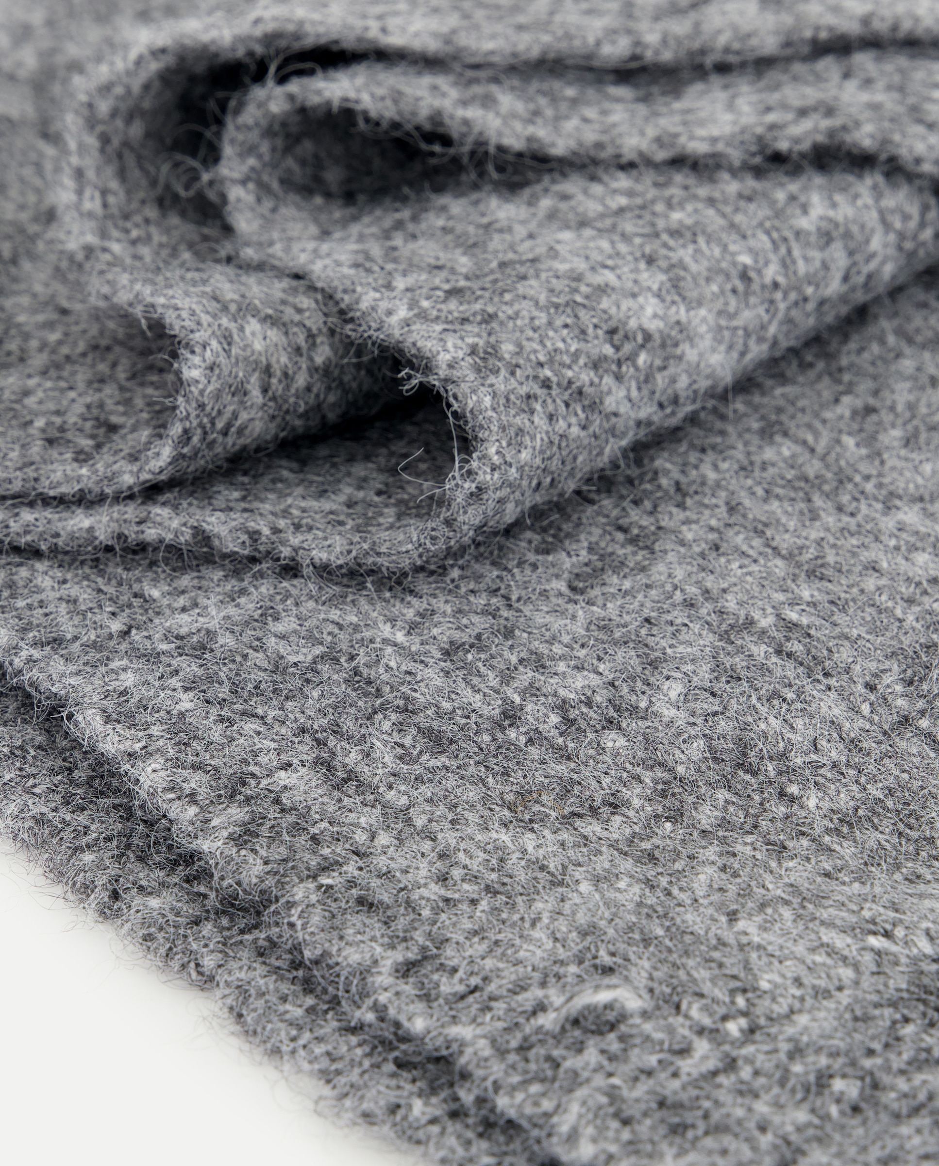Cachecol com Capuz de Tricot 820 Cinzento Médio-2