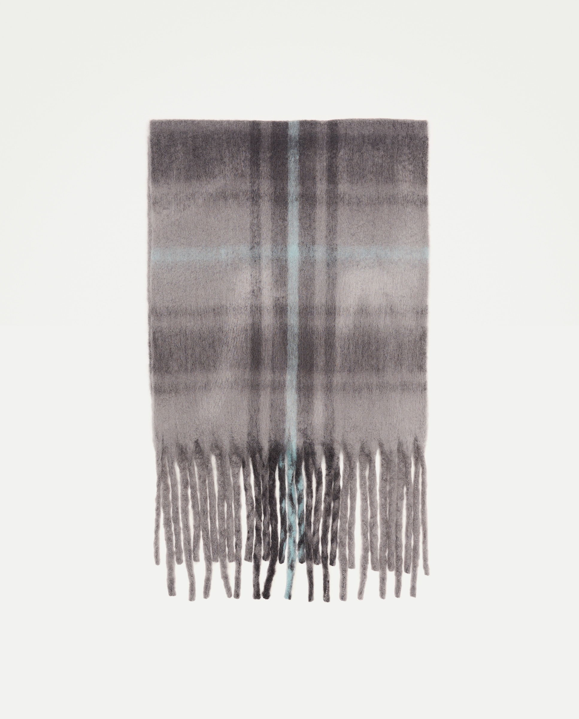 Imagen 1 de Bufanda de mujer de cuadros - Southern Cotton - Negro Negro