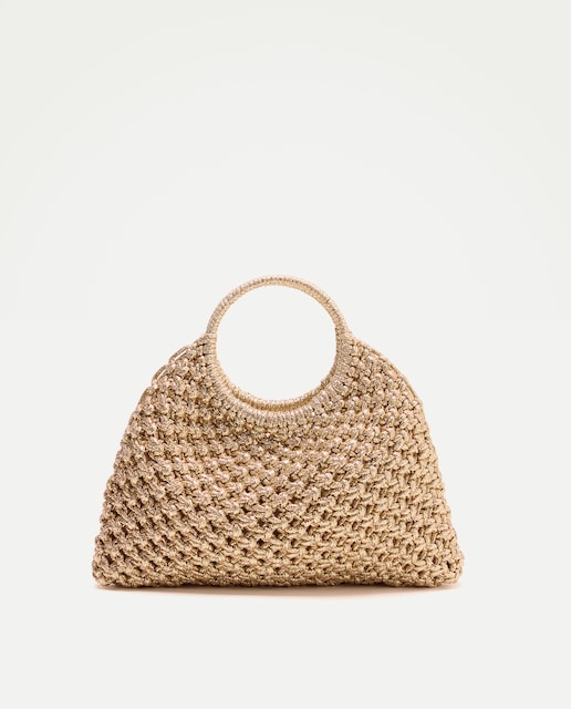 Imagen 0 de Bolso tricot dorado