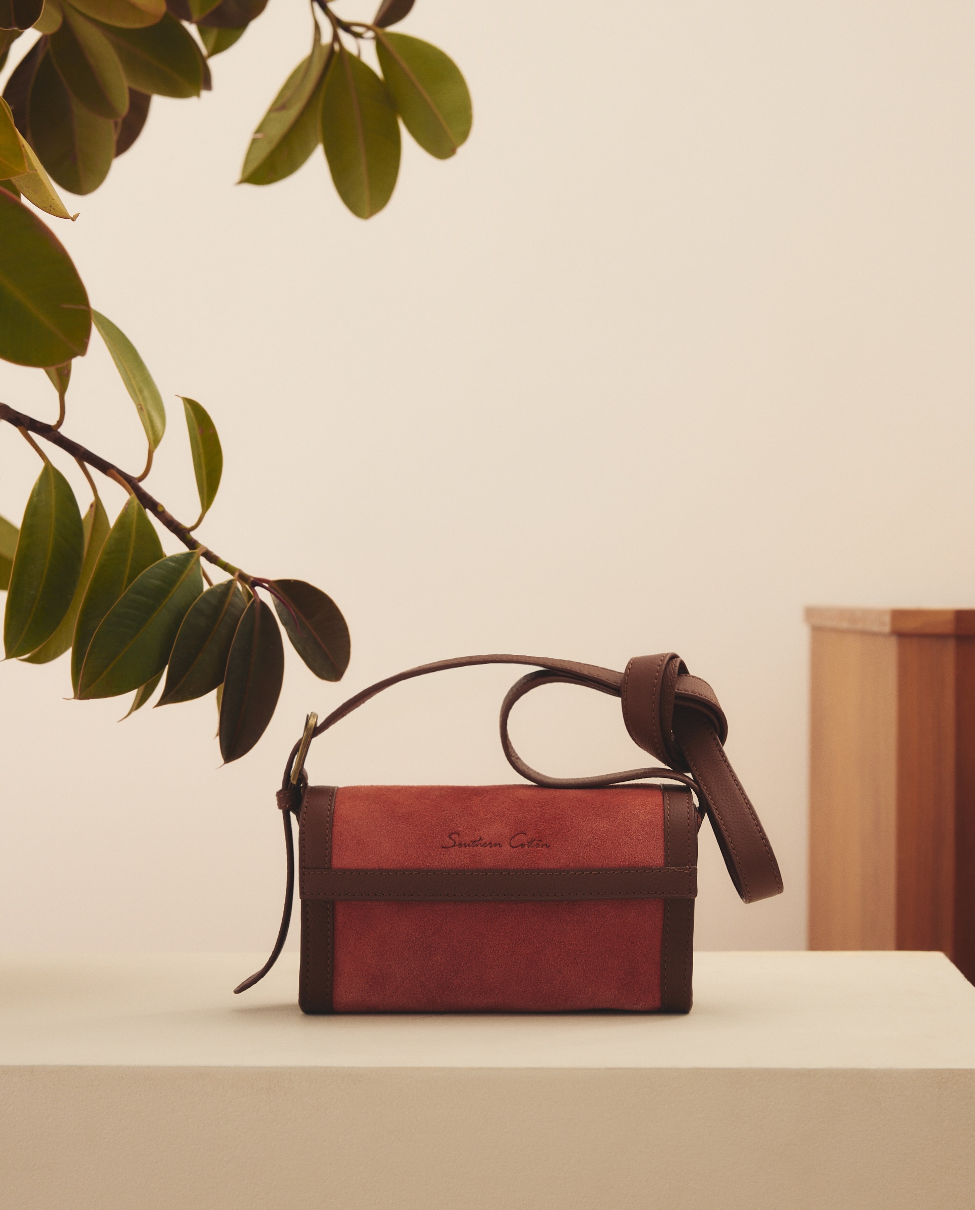 Mala com Aba em Contraste 770 Terracota-6