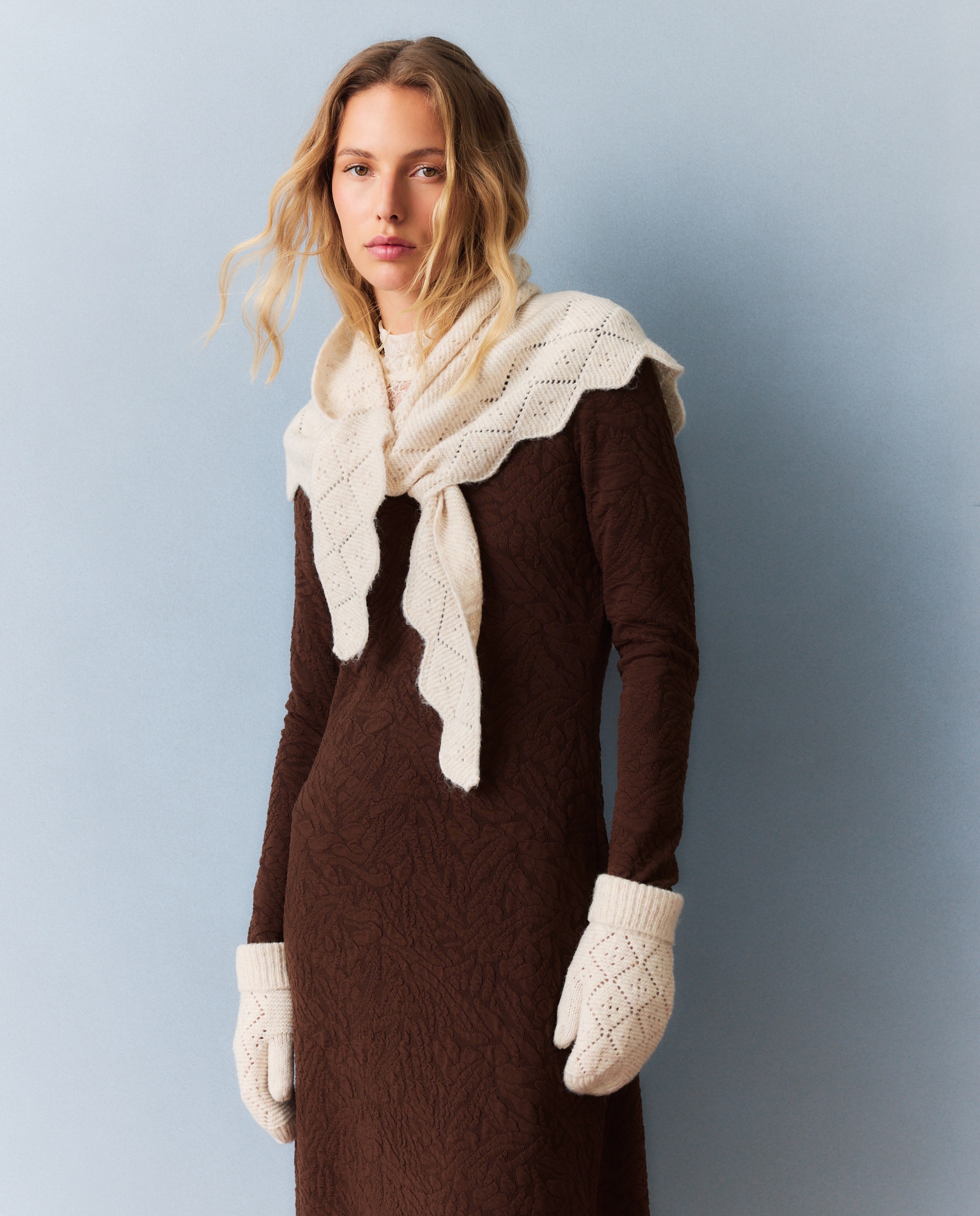 Imagen 5 de Set de mujer de capa con manopla - Southern Cotton - Beige Beige