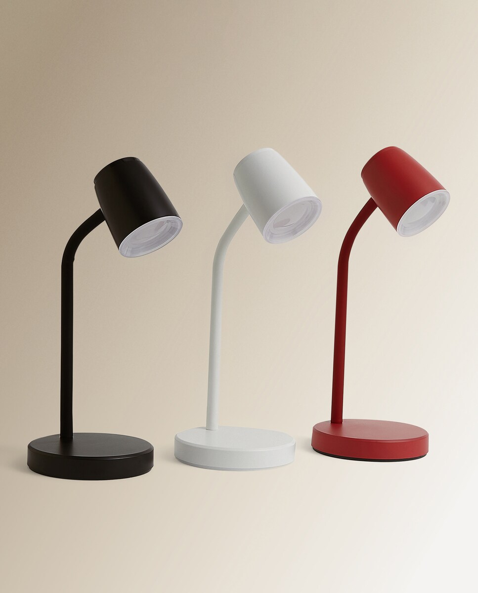 Candeeiro com LED integrado Pixel Preto-5