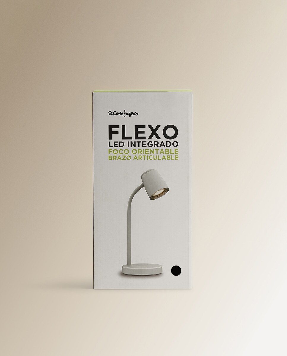 Candeeiro com LED integrado Pixel Preto-6