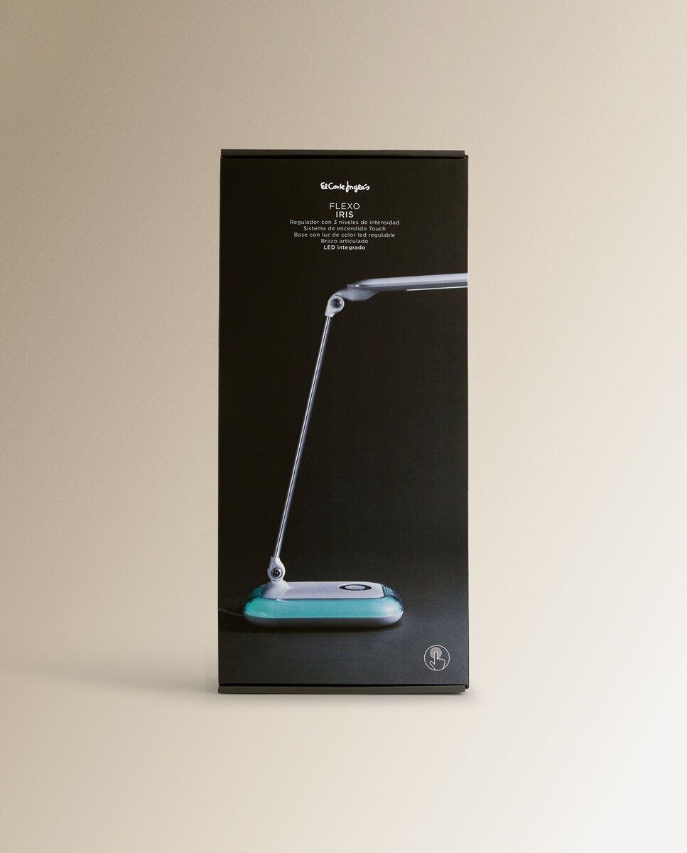 Candeeiro com LED Integrado Iris Branco-6