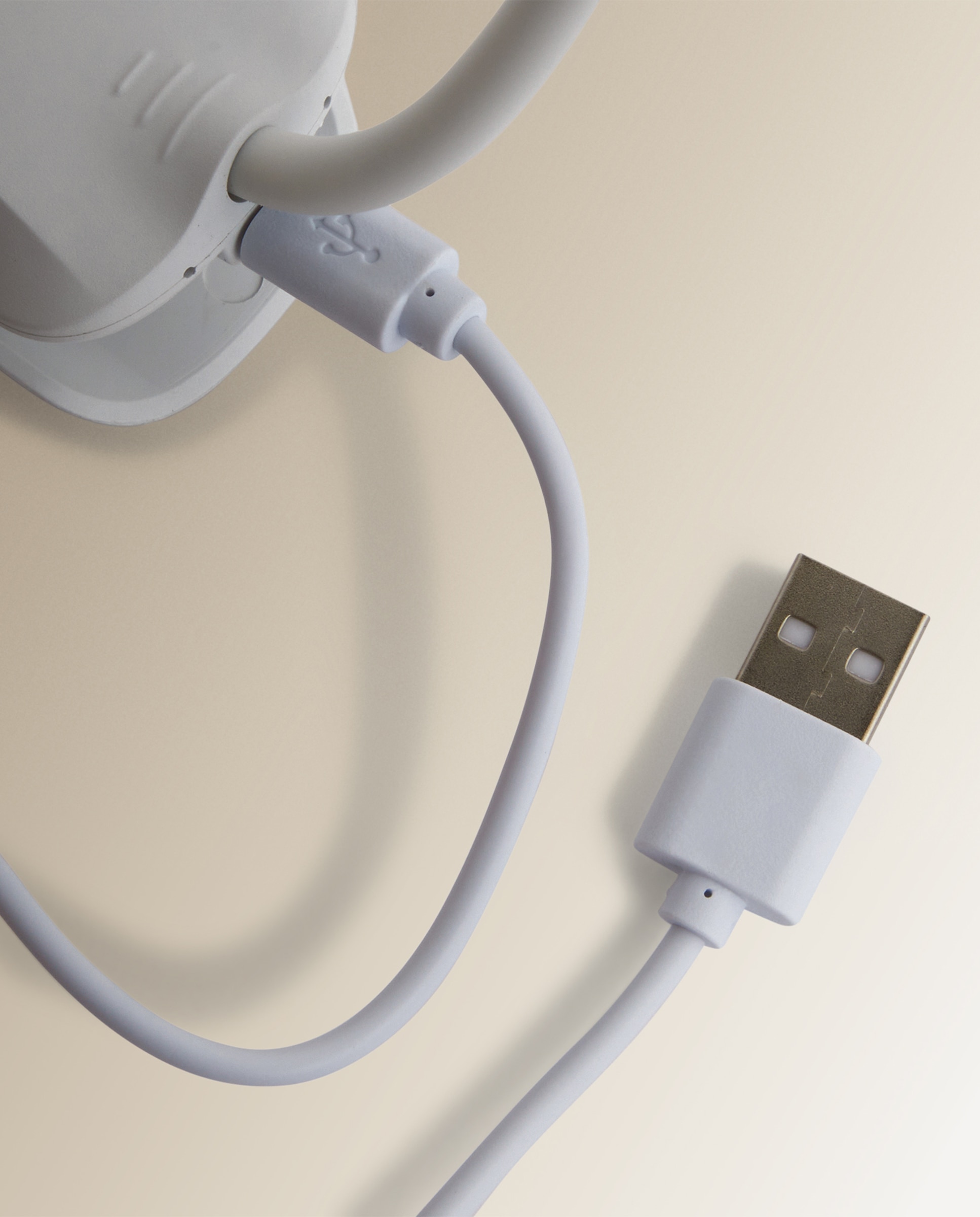 Minicandeeiro com LED Integrado e Base de Mola Lecto Branco-5