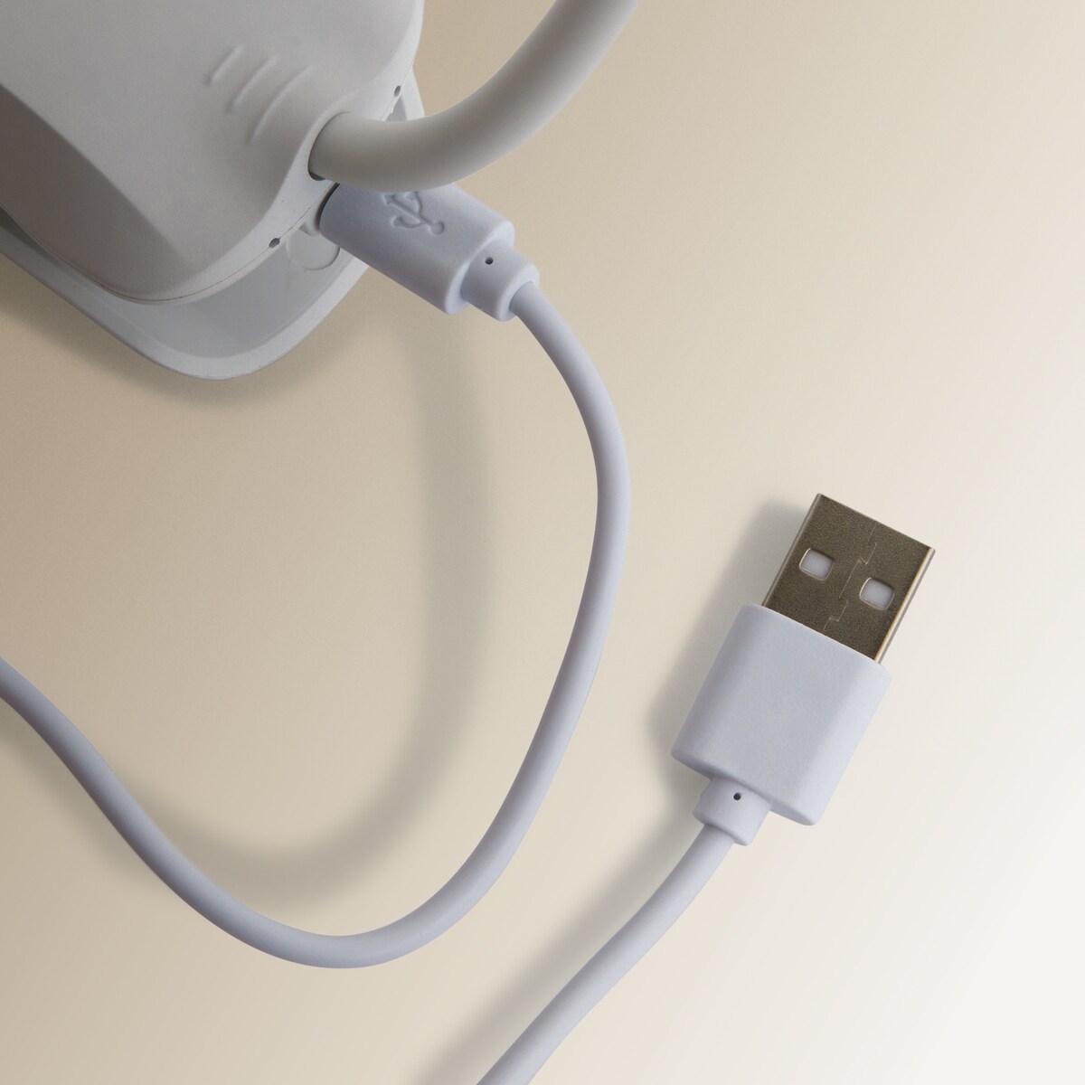 Minicandeeiro com LED Integrado e Base de Mola Lecto Branco-5