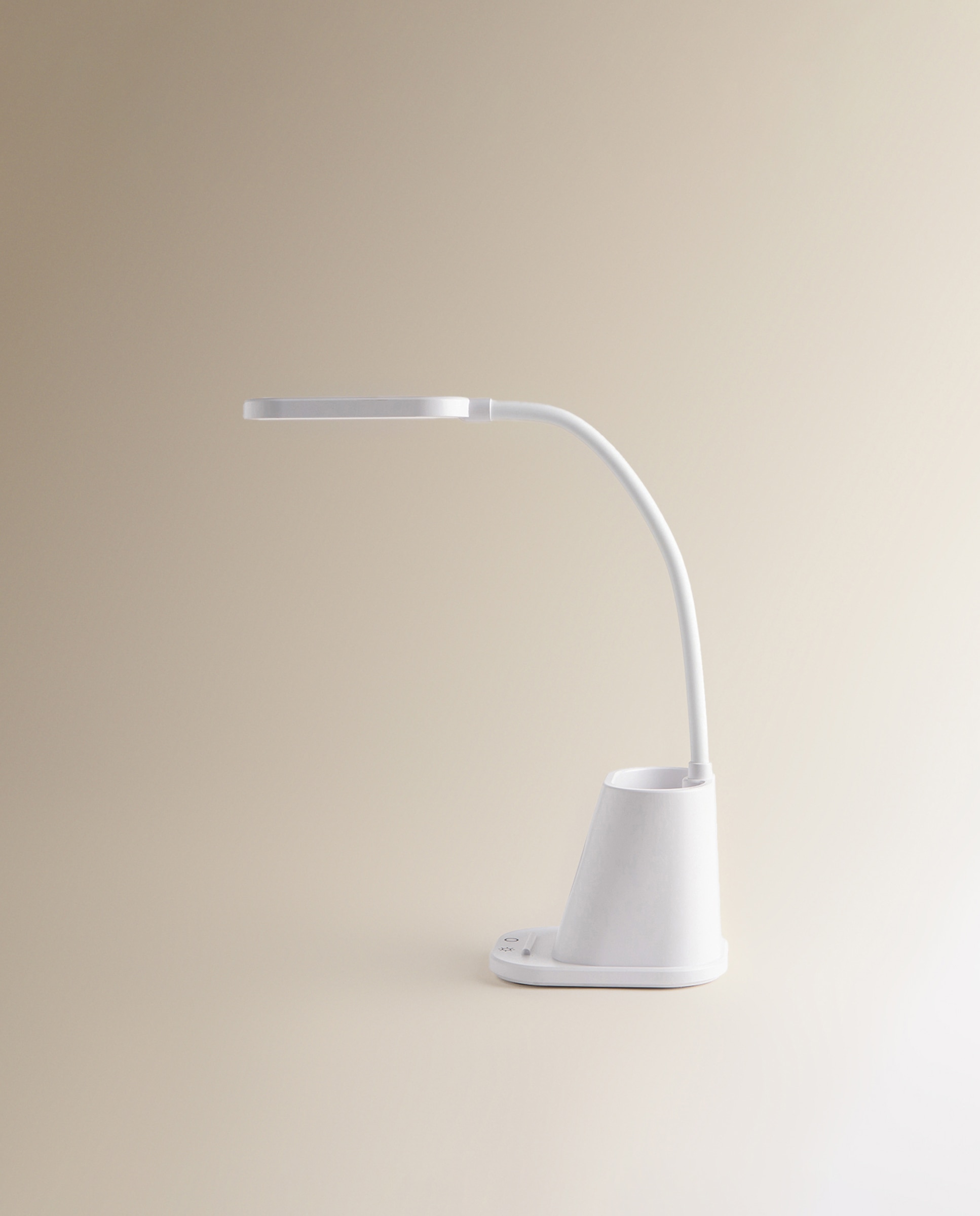 Candeeiro de Mesa com LED Integrado Bram Branco-2