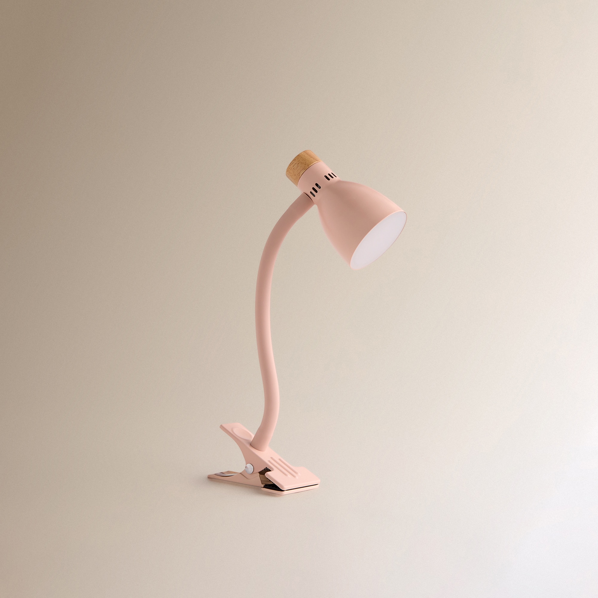 Flexo con LED integrado y base de pinza Clip Mini Home - El Corte Inglés - Rosa Rosa-2