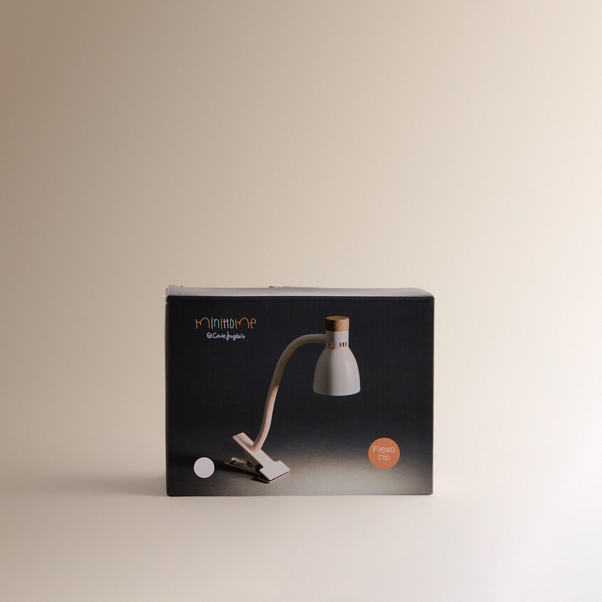 Candeeiro de Secretária com LED Integrado e Base de Pinça Clip Mini Home Branco-6