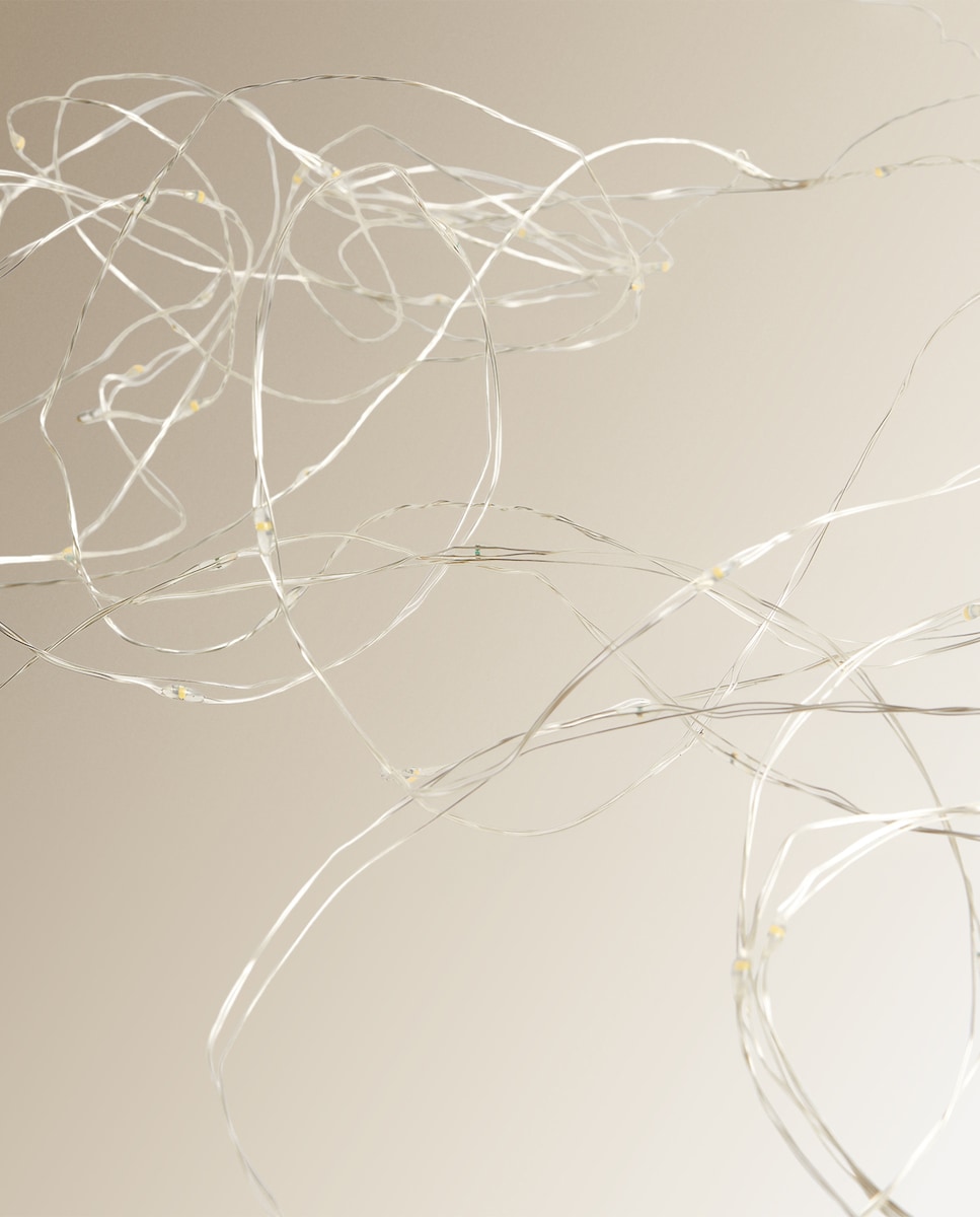 Grinalda com 120 Luzes LED para Exterior Cooper Transparente-2