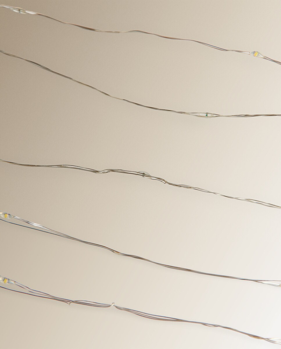 Grinalda com 120 Luzes LED para Exterior Cooper Transparente-6