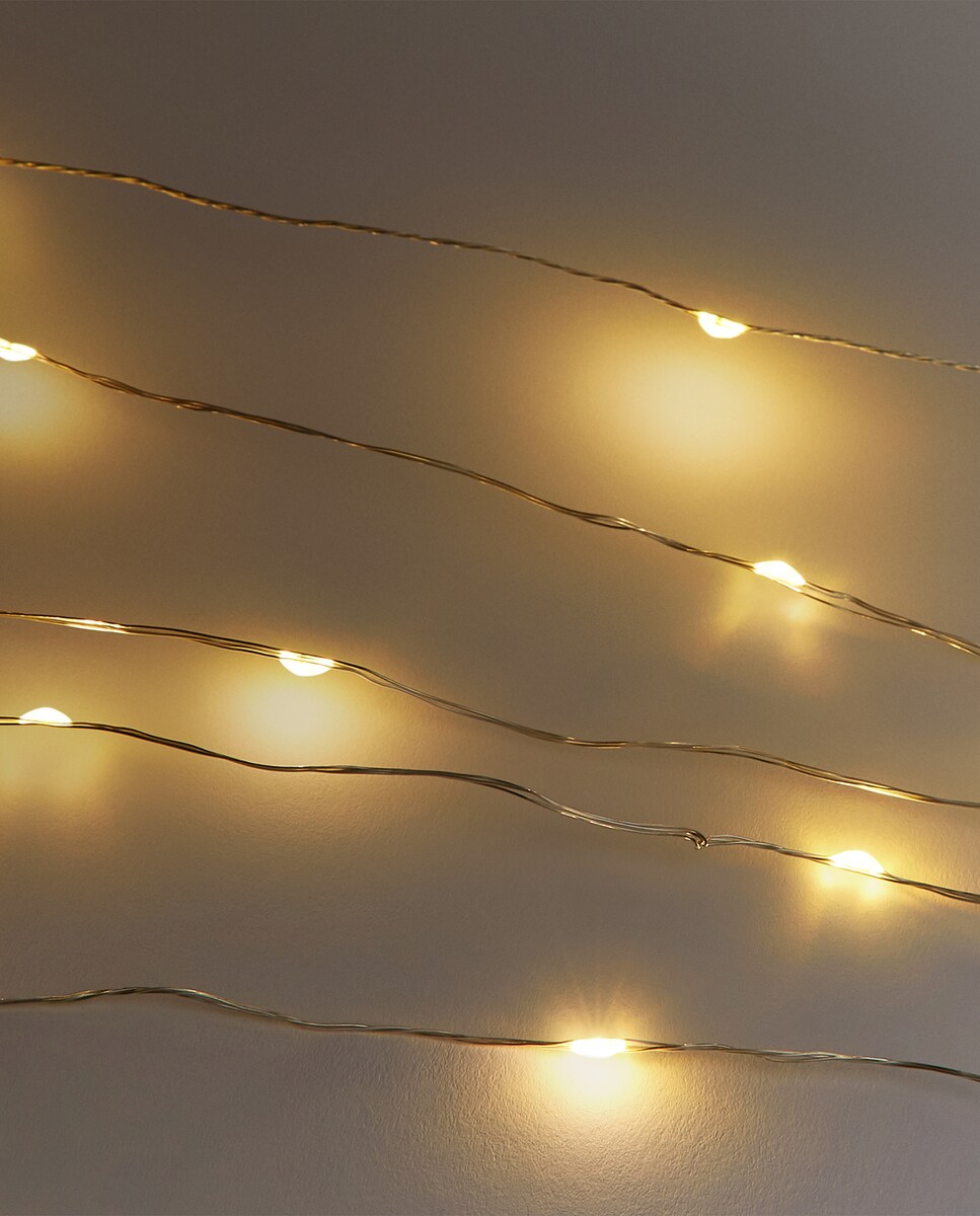 Grinalda com 120 Luzes LED para Exterior Cooper Transparente-7