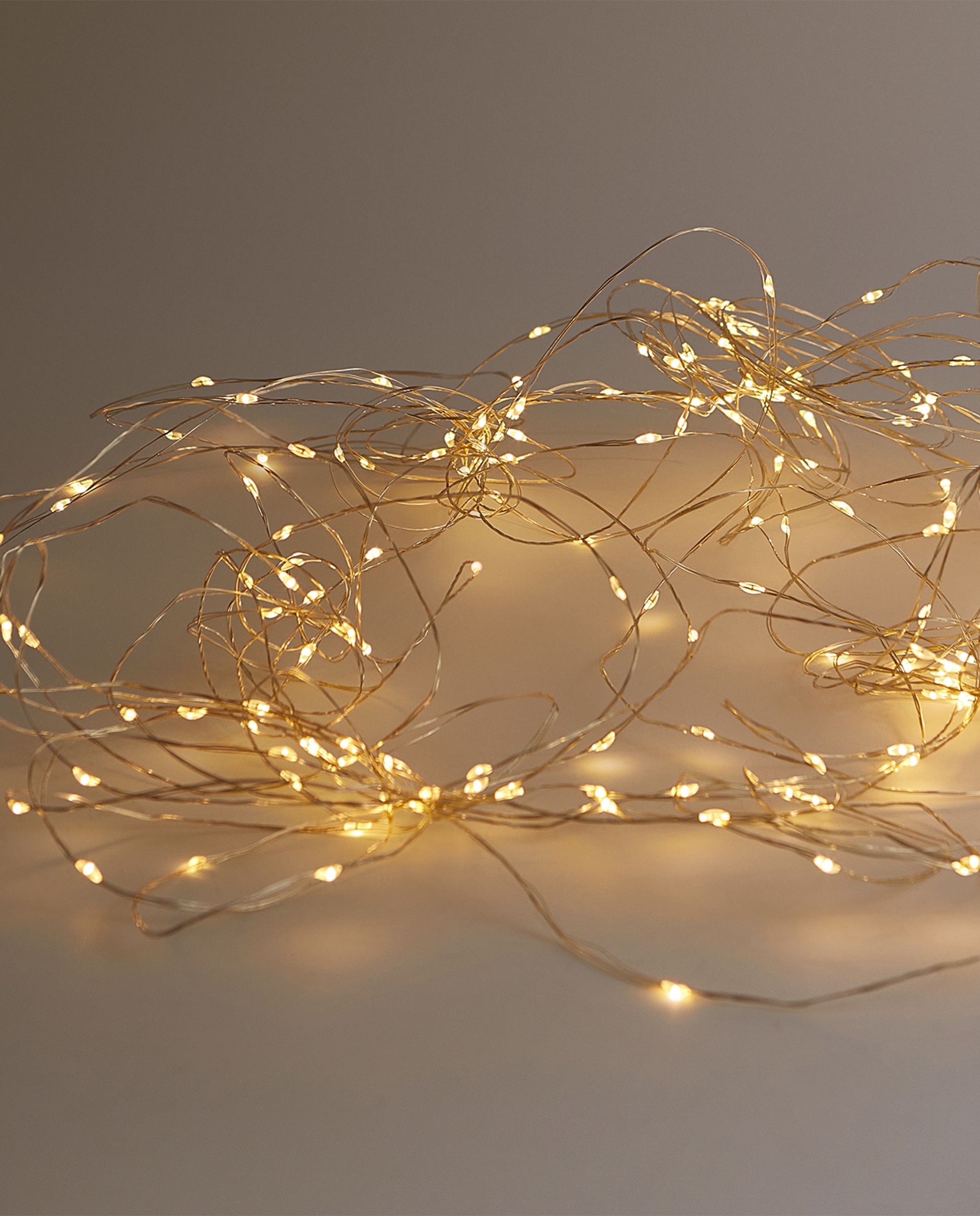 Grinalda Solar 200 com Luzes LED para Exterior Cooper Transparente-2