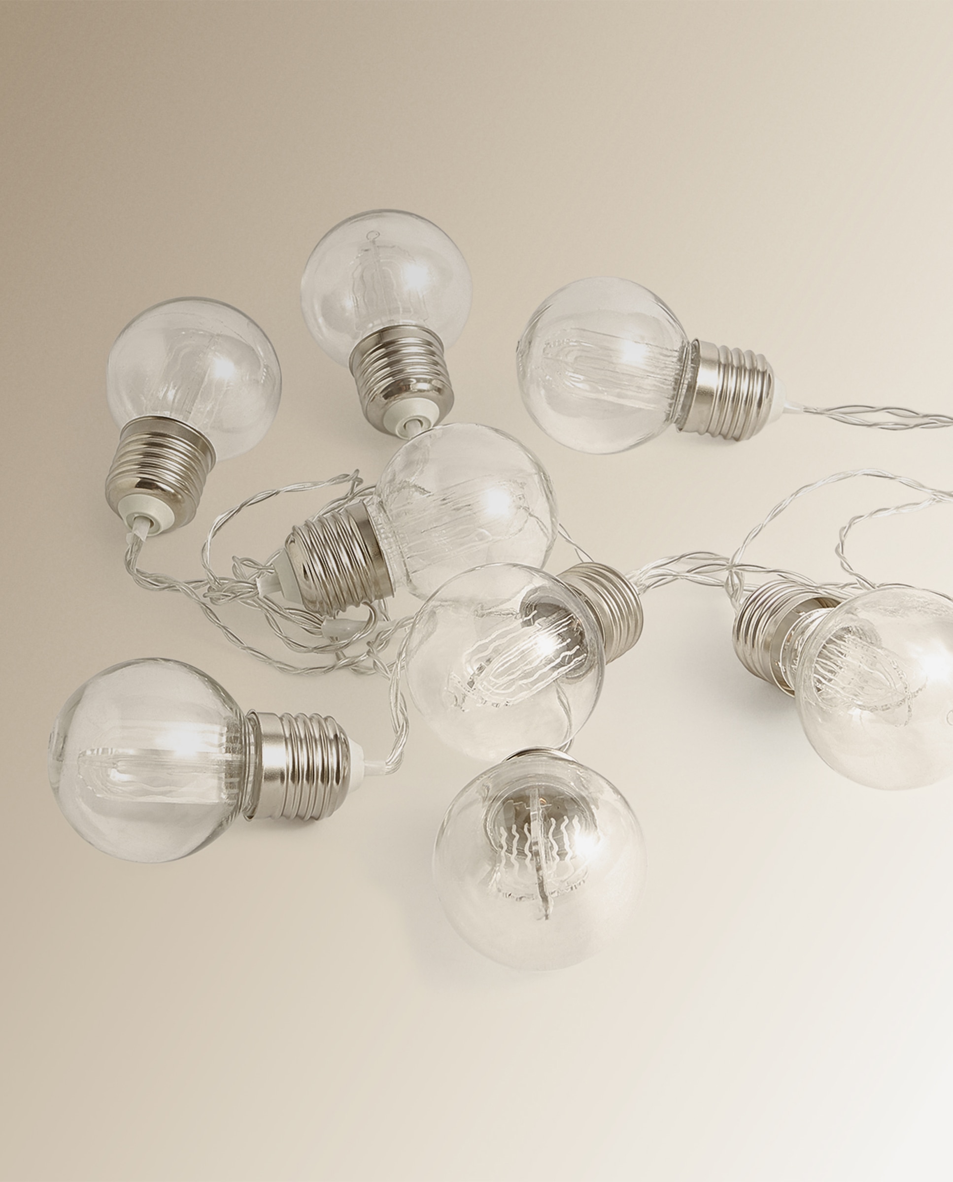 Grinalda Solar de 10 Luzes LED Edison Transparente-1