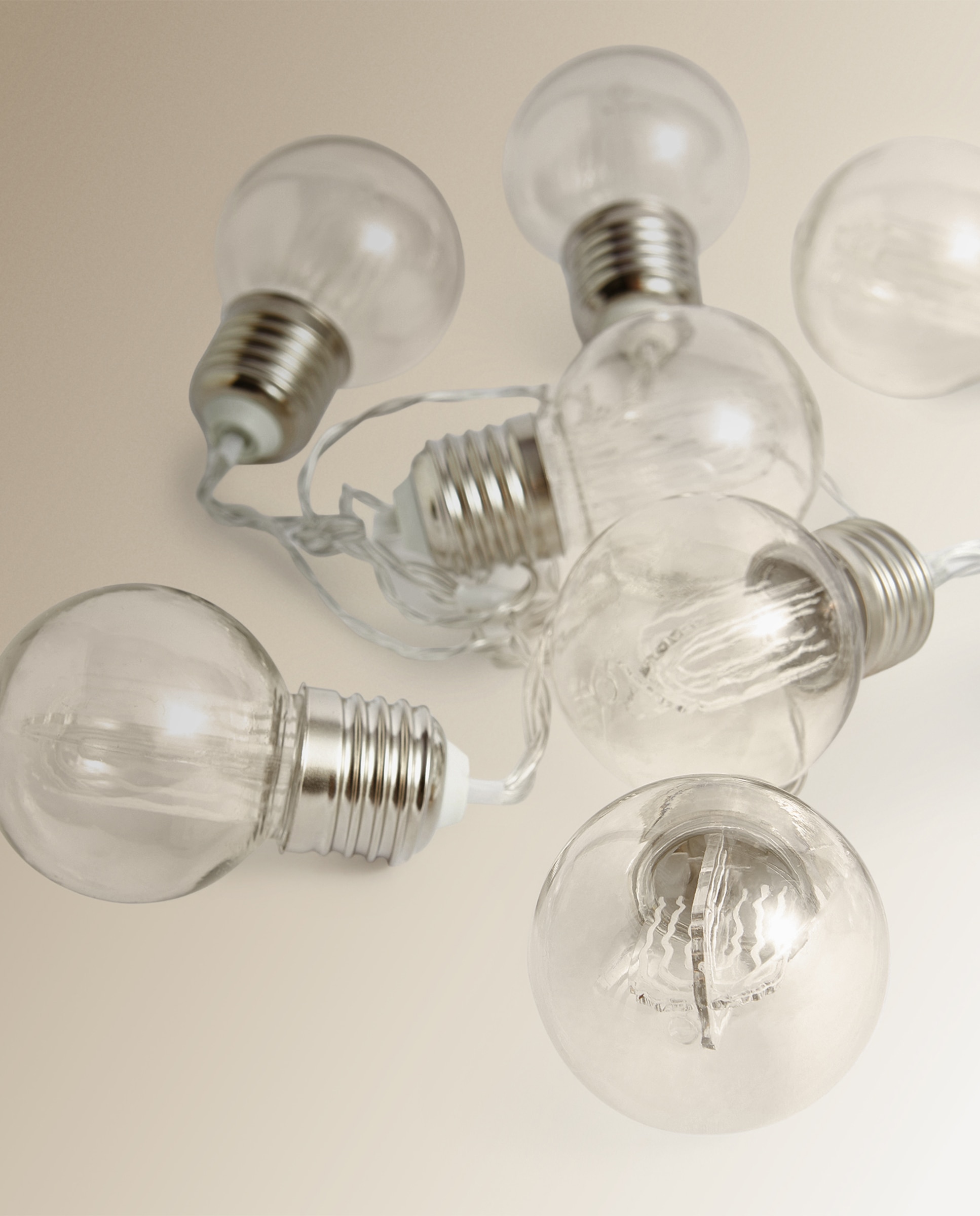 Grinalda Solar de 10 Luzes LED Edison Transparente-3