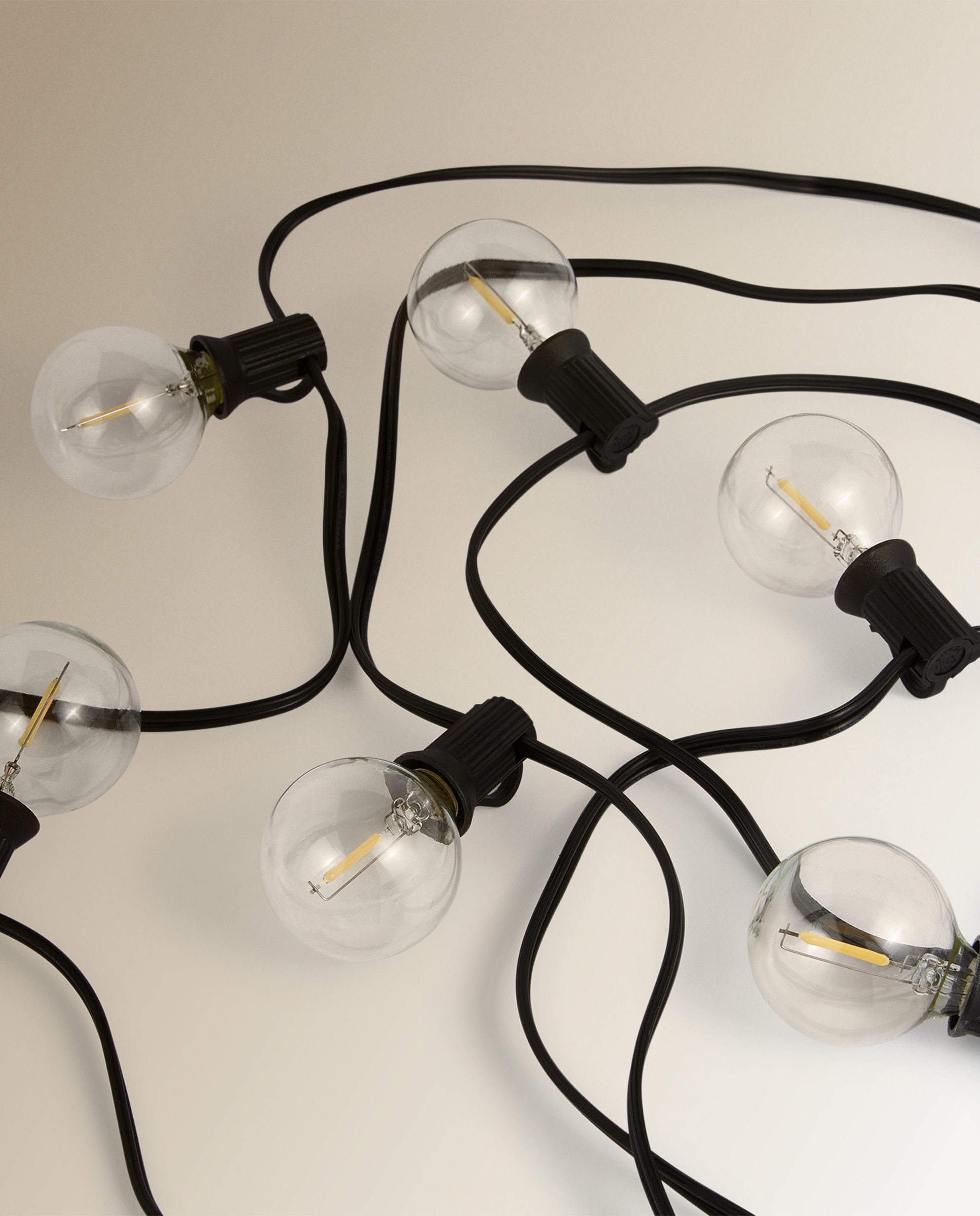 Grinalda de 10 Luzes LED New Party Bulb Transparente-2