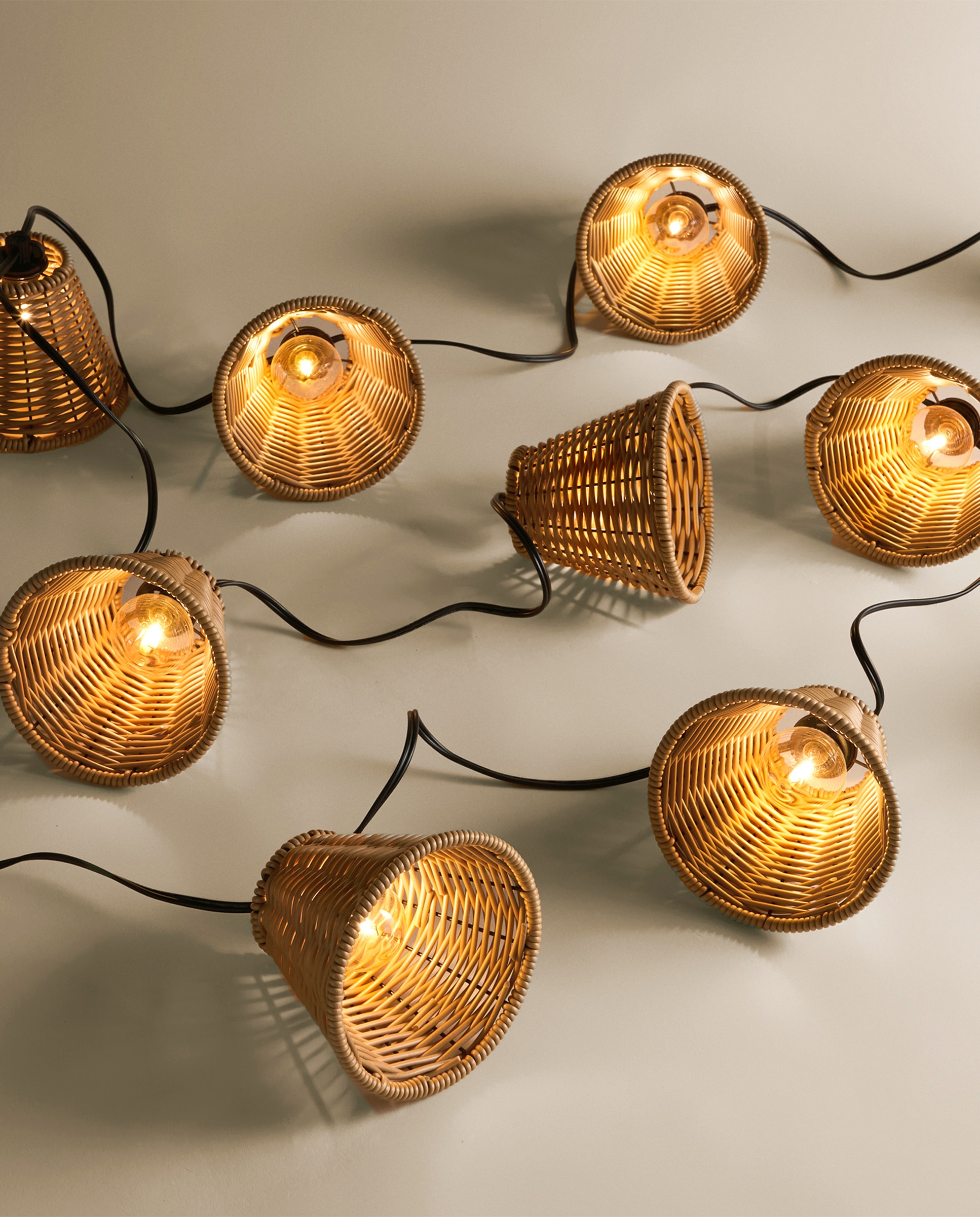 Grinalda com 10 Luzes LED Timor Natural-3