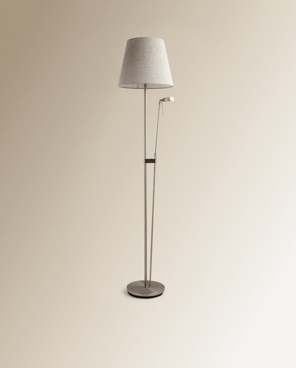 Candeeiro de pé LED com leitor Palma El Corte Inglés Cromado-1