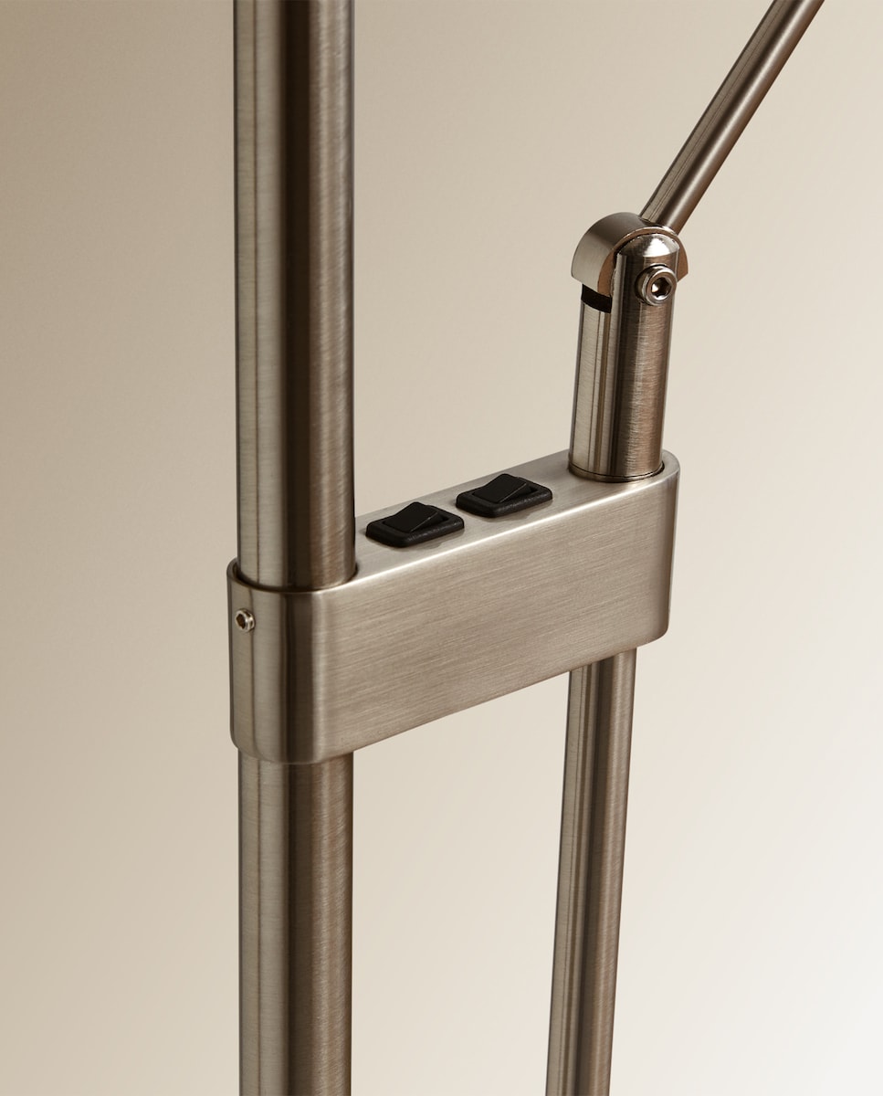 Candeeiro de pé LED com leitor Palma El Corte Inglés Cromado-4