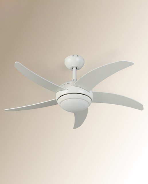 Ventilador de techo blanco con luz LED y Motor DC Habana El Corte Inglés