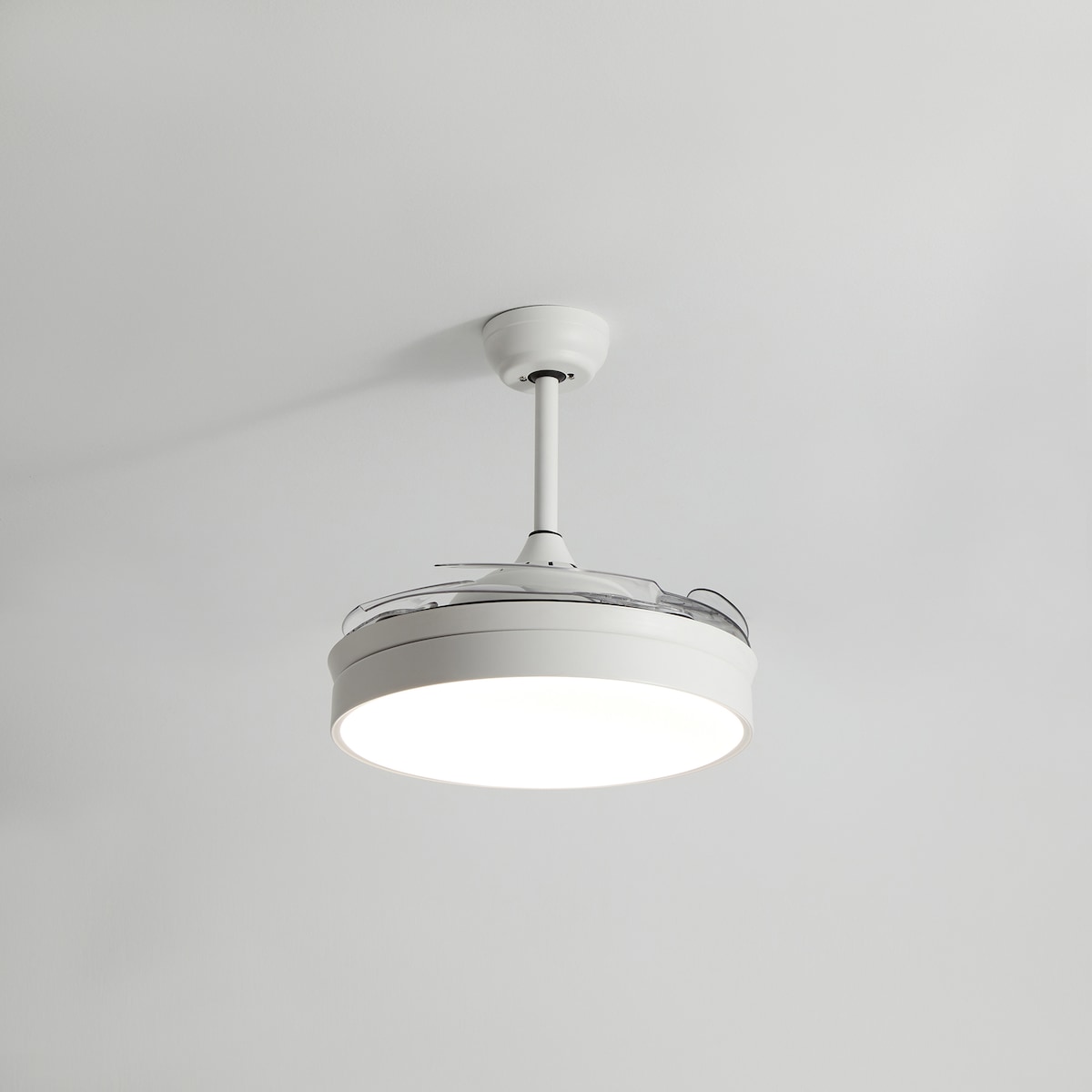 Ventilador de techo con luz LED y Motor DC Soller blanco El Corte Inglés Blanco-3