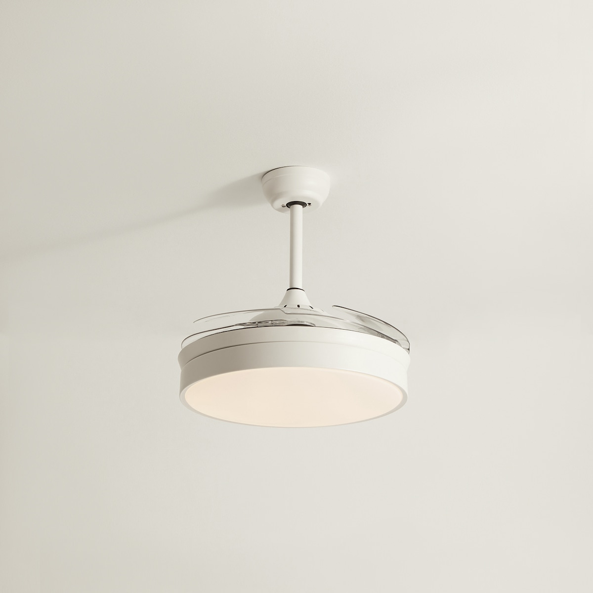 Ventilador de techo con luz LED y Motor DC Soller blanco El Corte Inglés Blanco-4