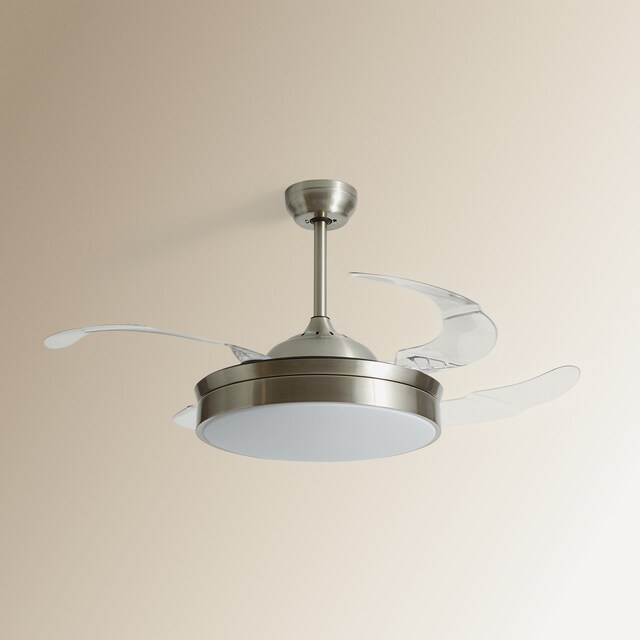 Imagem 0 de Ventoinha de Teto com Luz LED e Motor DC Soller - Cromado