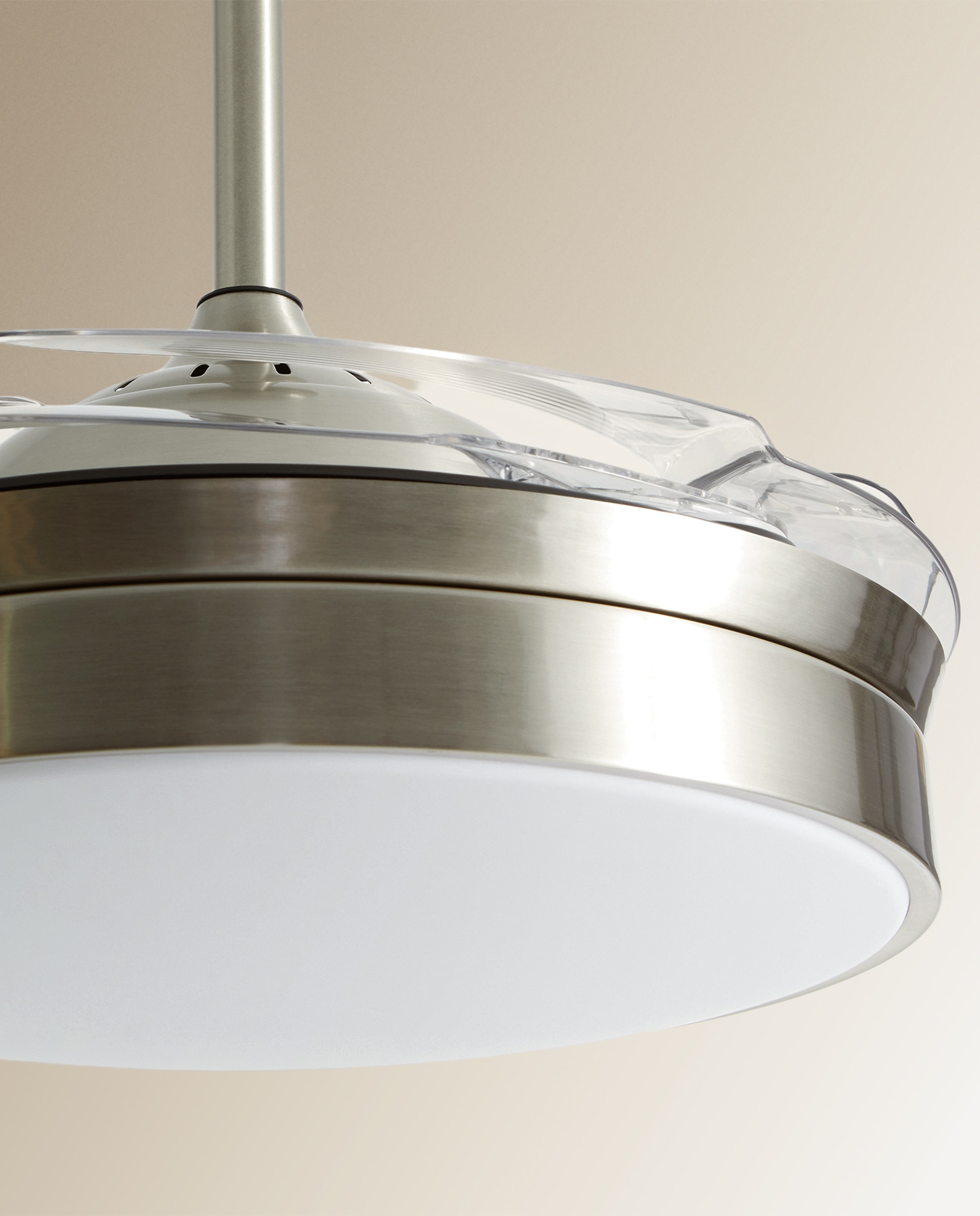 Ventoinha de Teto com Luz LED e Motor DC Soller - Cromado Cromado-6