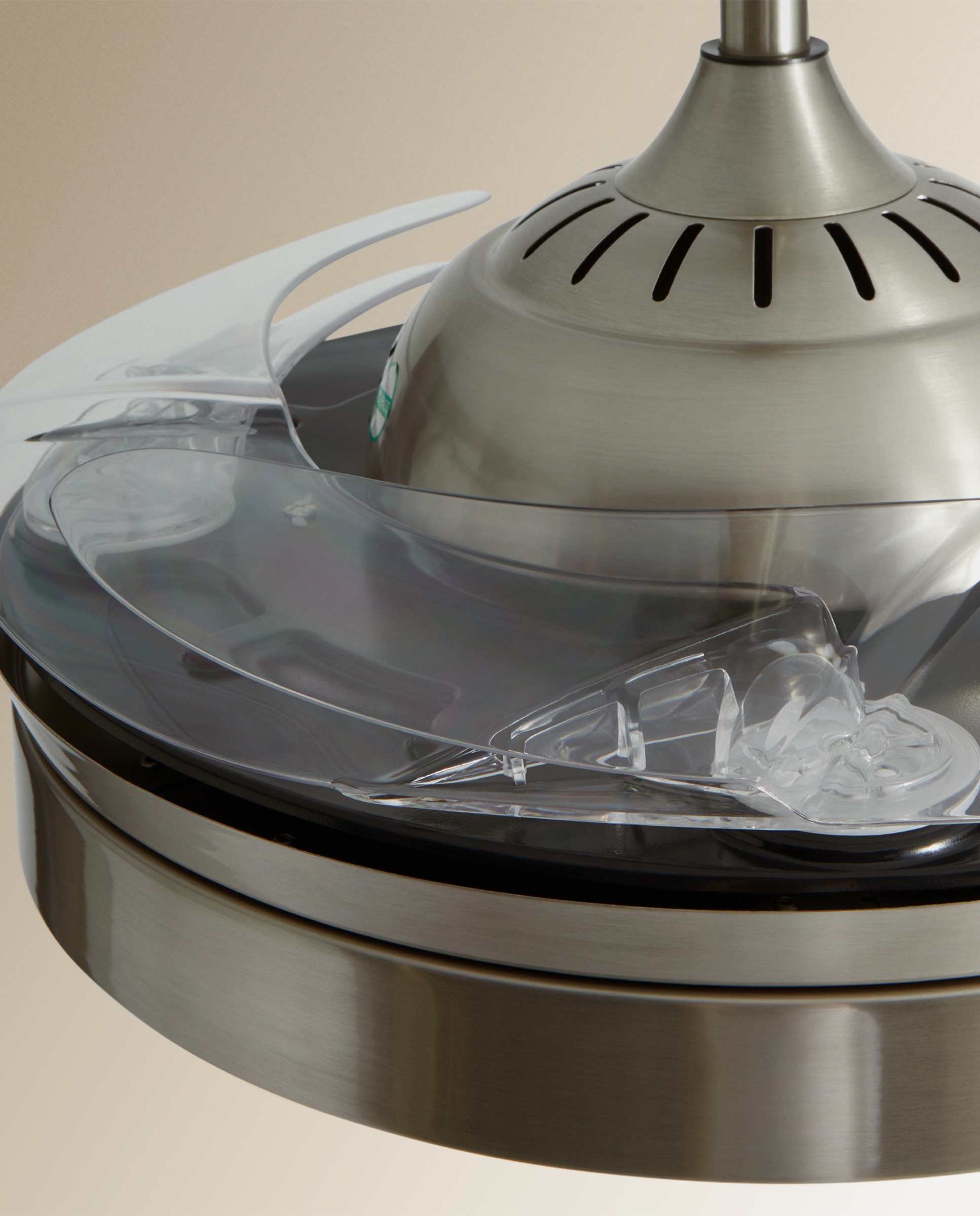 Ventoinha de Teto com Luz LED e Motor DC Soller - Cromado Cromado-7