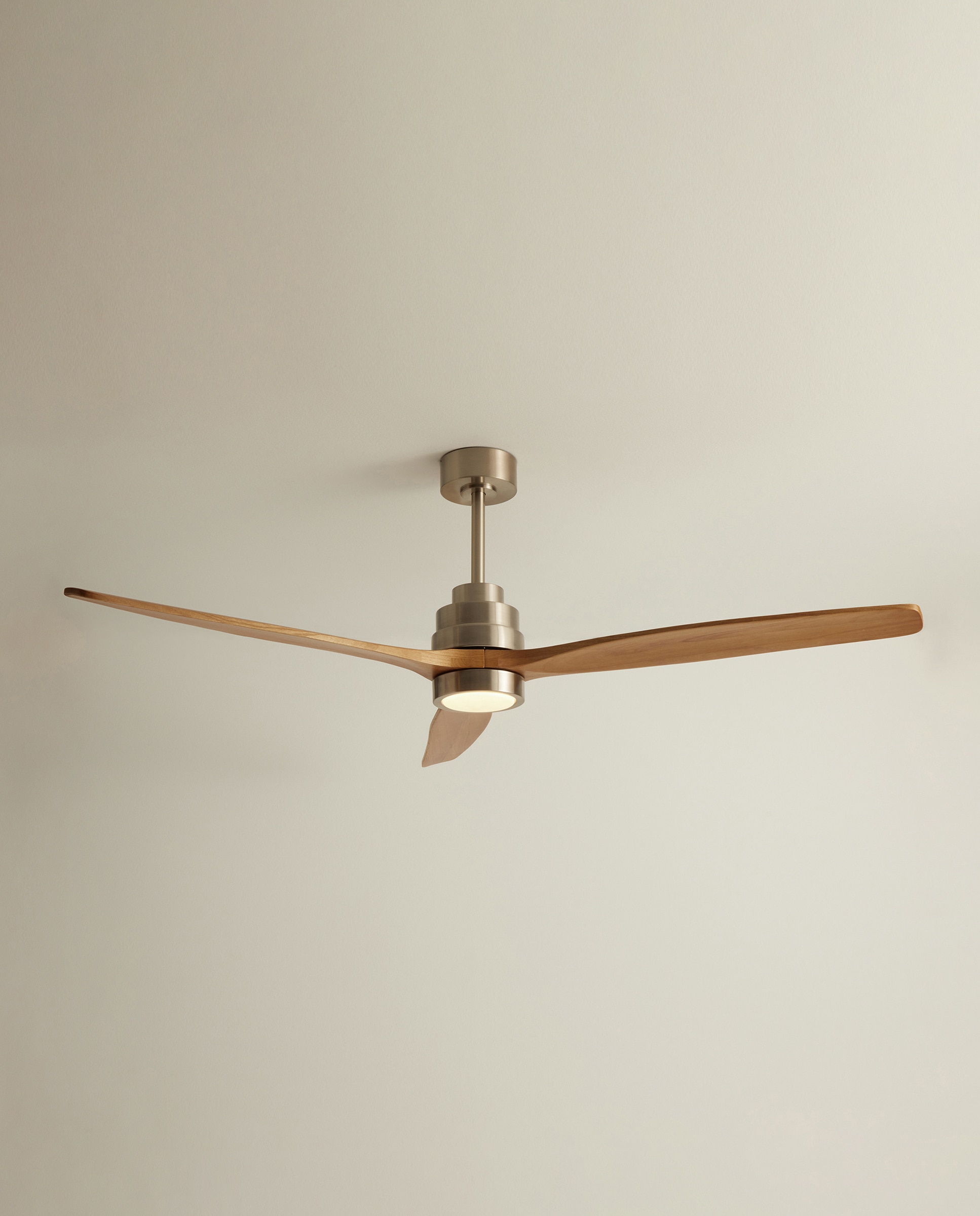 Ventoinha de Teto com Luz LED e Motor DC Manacor XL Natural-3