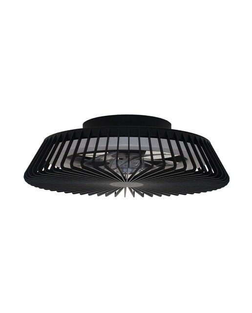 Ventoinha de Teto com Luz LED Himalaia Motor DC Preto-2