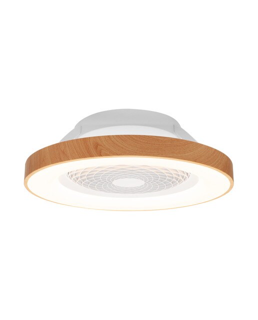 Ventoinha de Teto com Luz LED e Motor DC Tibete de Madeira Madeira-2