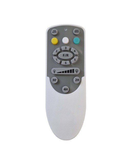 Ventoinha de Teto com Luz LED e Motor DC Son Bou - Branco Branco-2