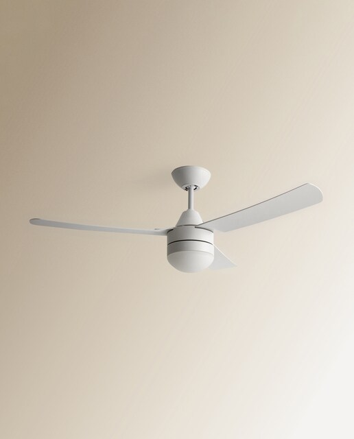 Imagem 0 de Ventoinha de Teto com Luz LED e Motor DC Samaná - Branco