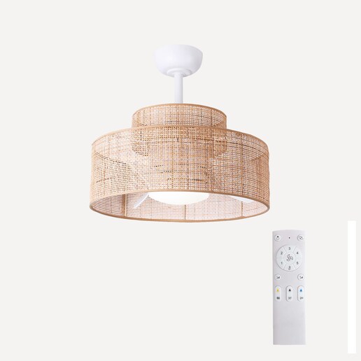 Ventilador de techo con luz LED y motor DC Nilo El Corte Inglés