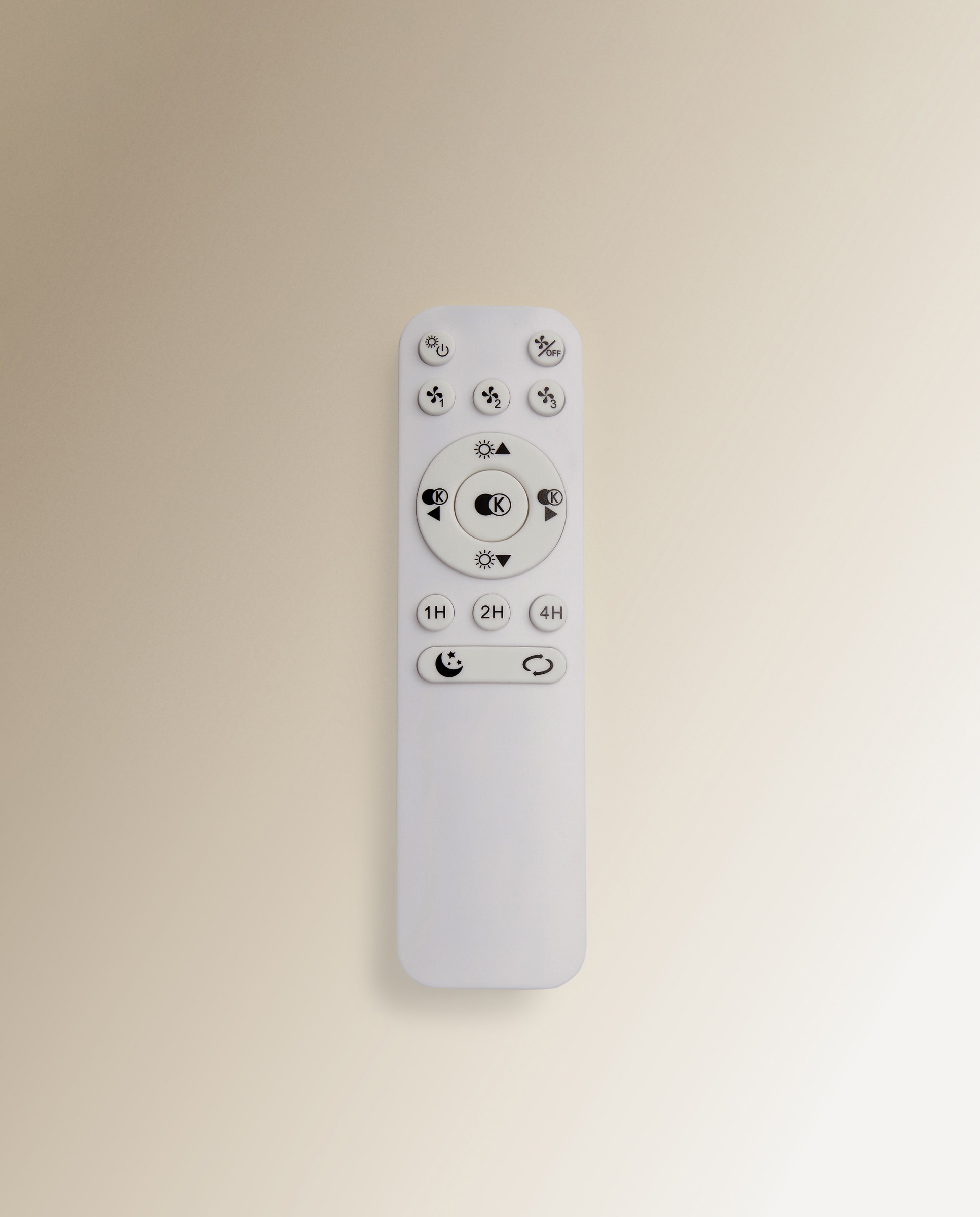 Ventoinha de Teto com Luz LED e Motor DC Ciudadela Branco-5