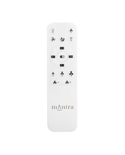 Ventoinha de Teto com Luz LED e Motor DC Aloha - Branco Branco-3